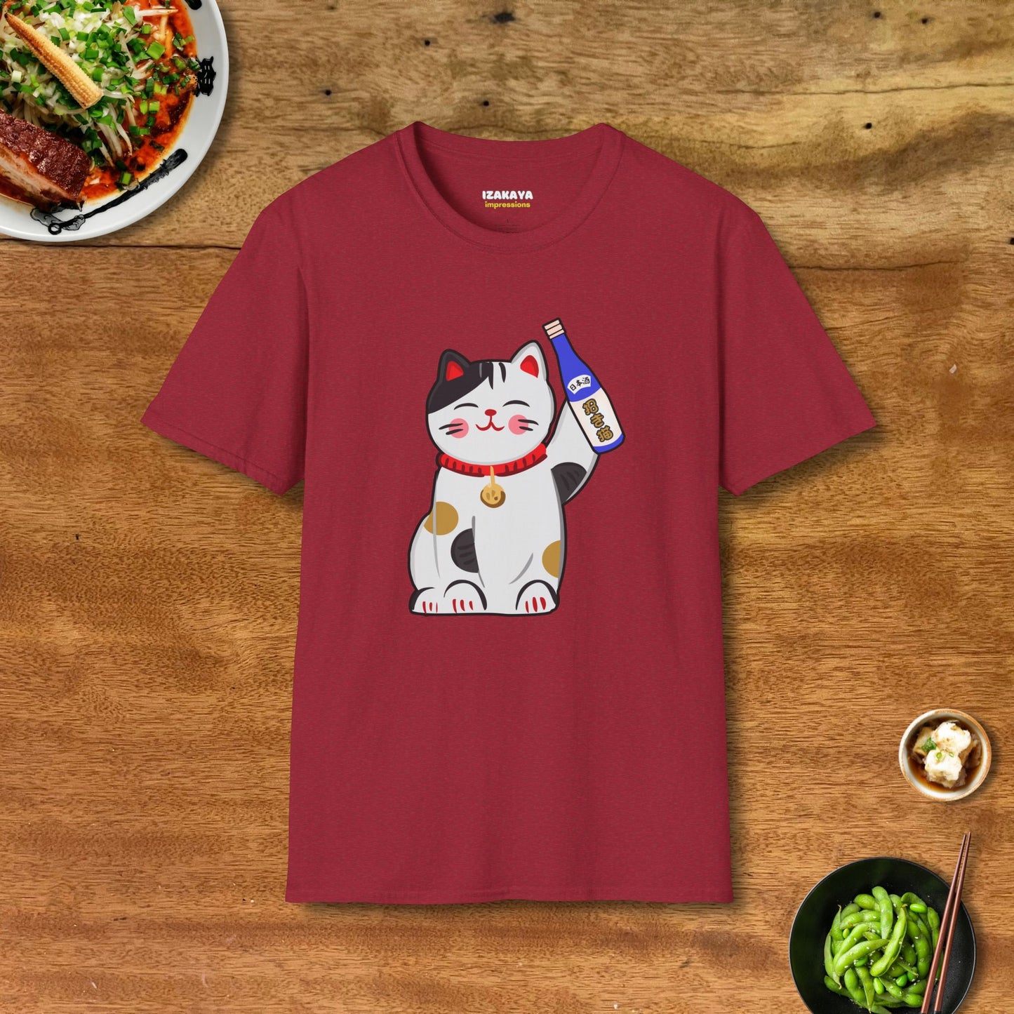 Lucky Sake Cat T-Shirt