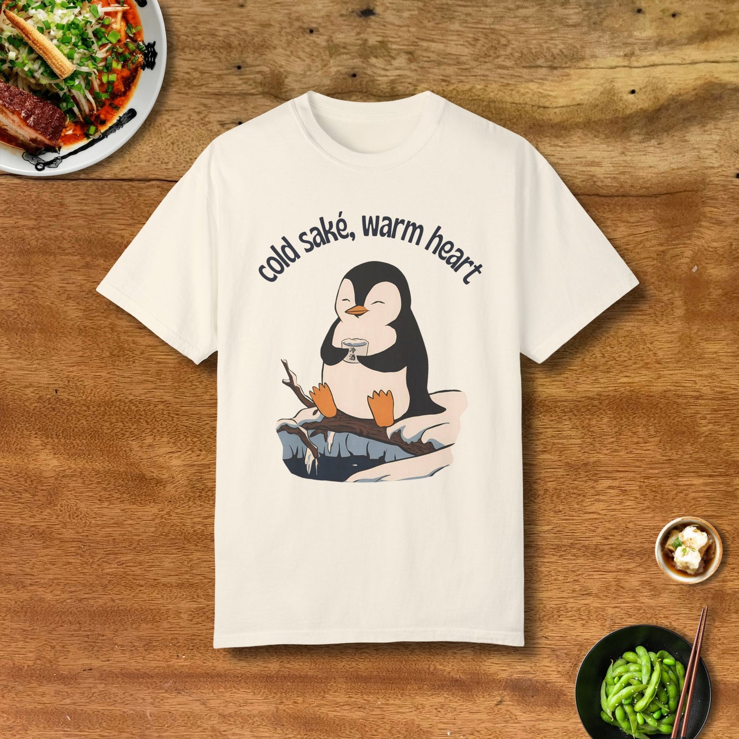 Premium Cold Sake Penguin T-shirt