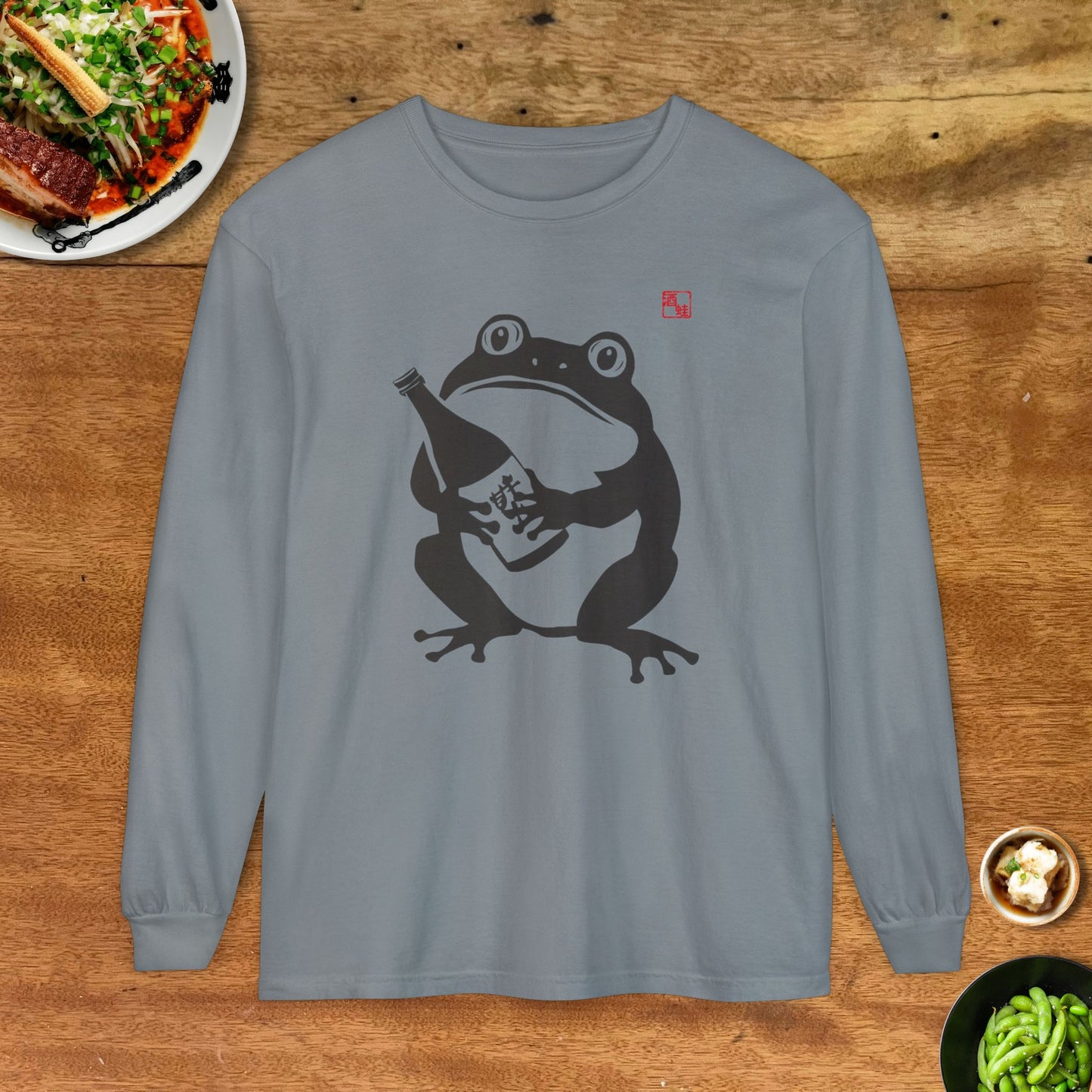 Sake Frog Soft Long Sleeve T-Shirt