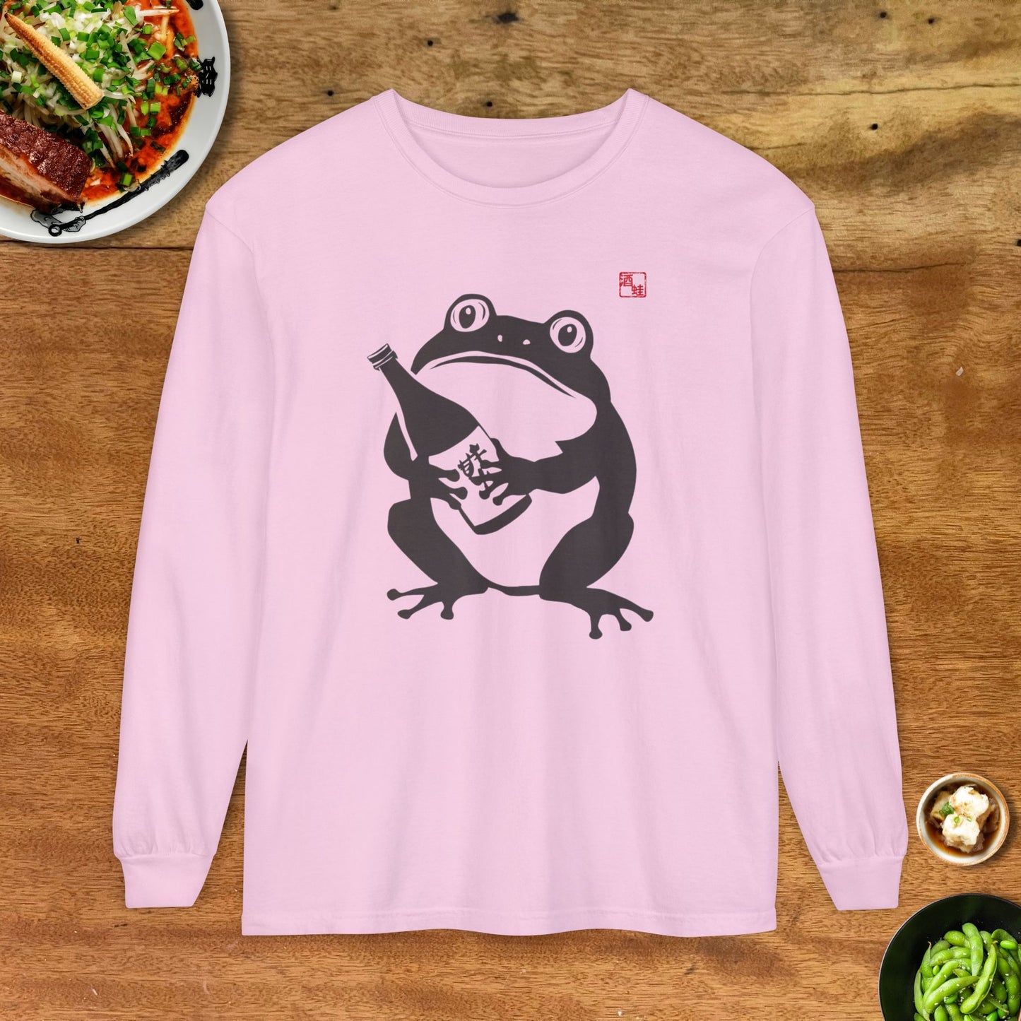 Sake Frog Soft Long Sleeve T-Shirt
