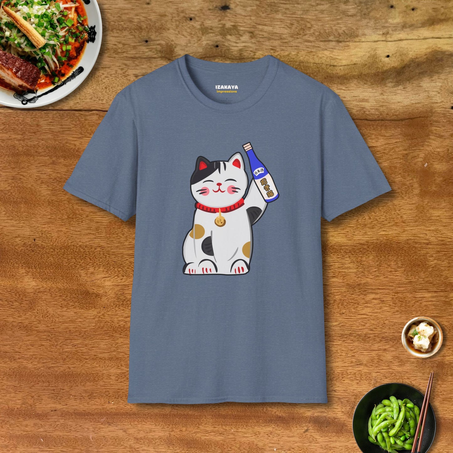 Lucky Sake Cat T-Shirt
