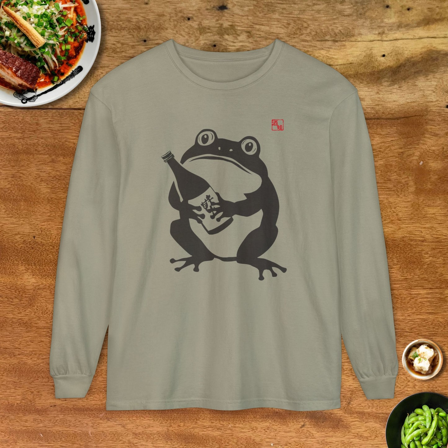 Sake Frog Soft Long Sleeve T-Shirt
