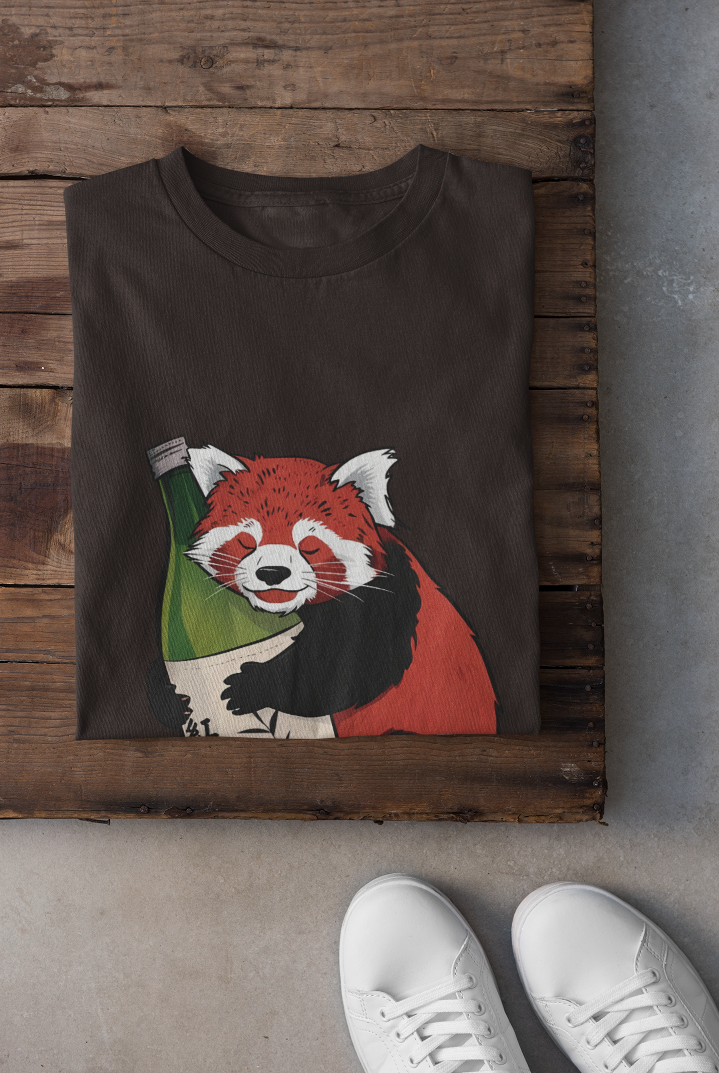 Sake Loving Red Panda T-Shirt