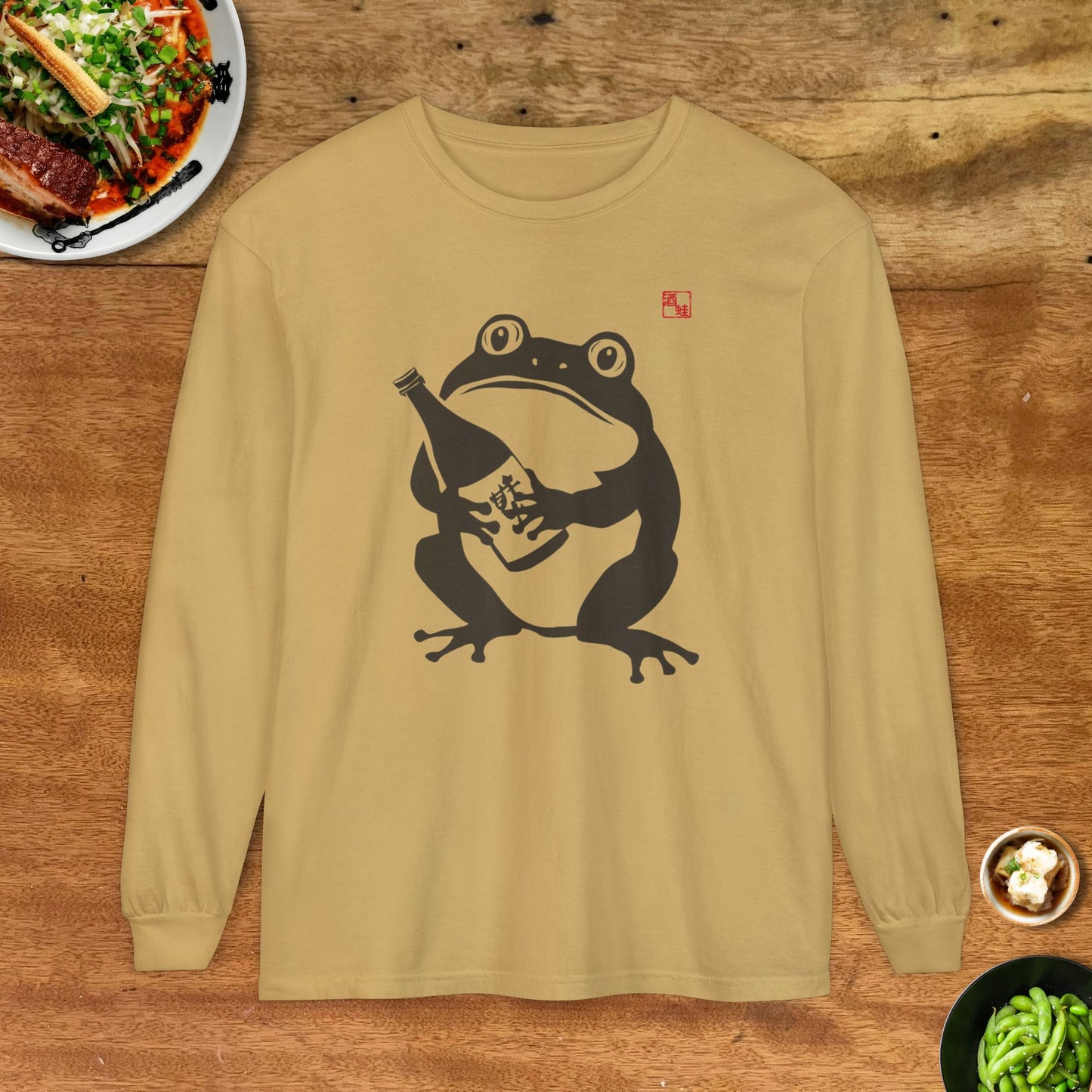 Sake Frog Soft Long Sleeve T-Shirt