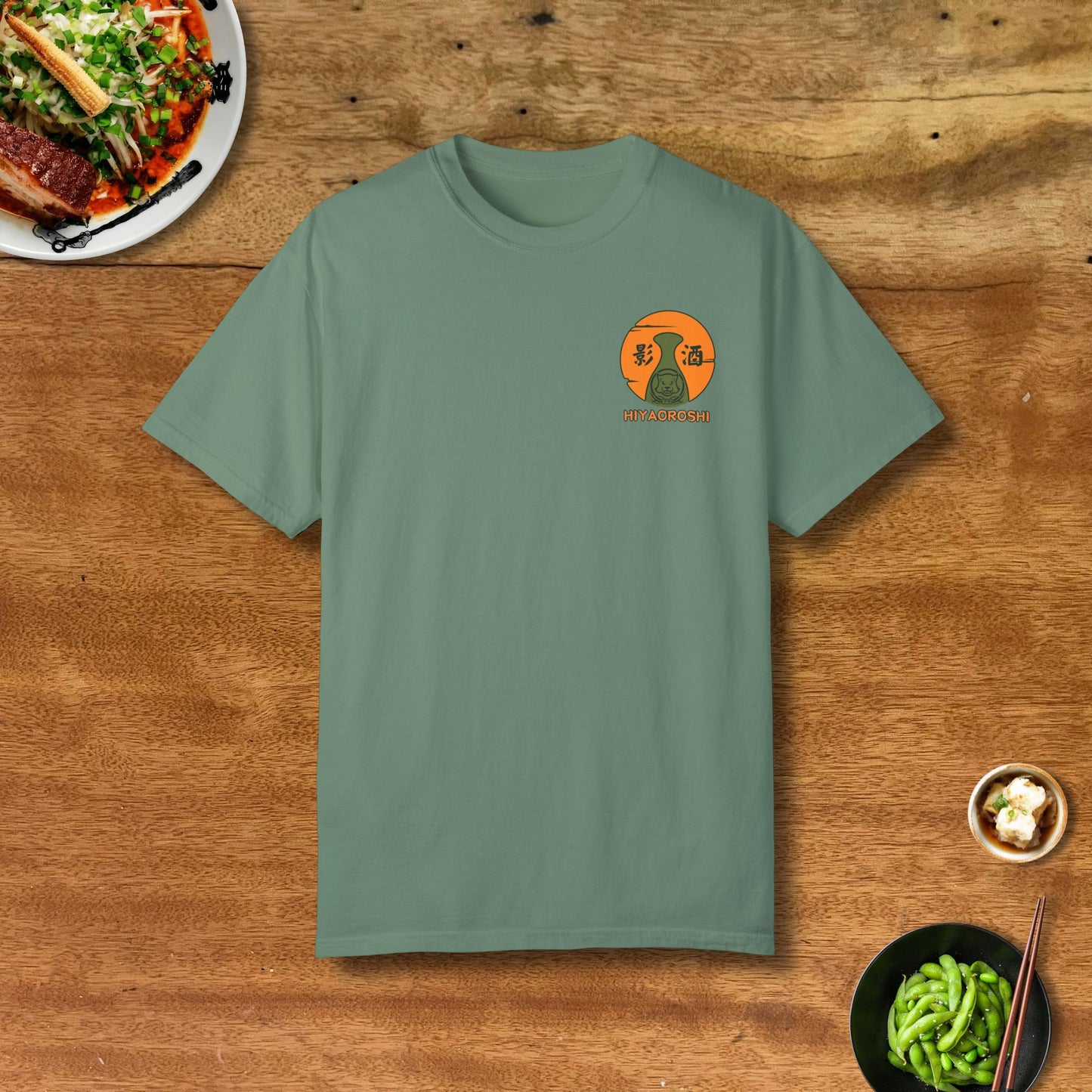 Premium Foo Dog Hiyaoroshi Sake T-Shirt