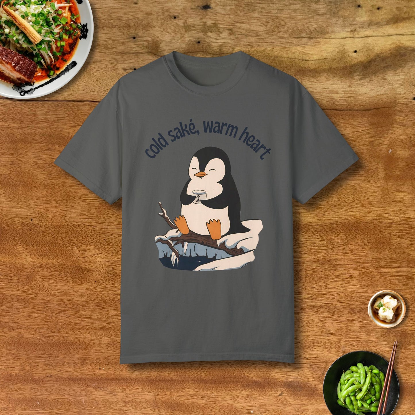 Premium Cold Sake Penguin T-shirt