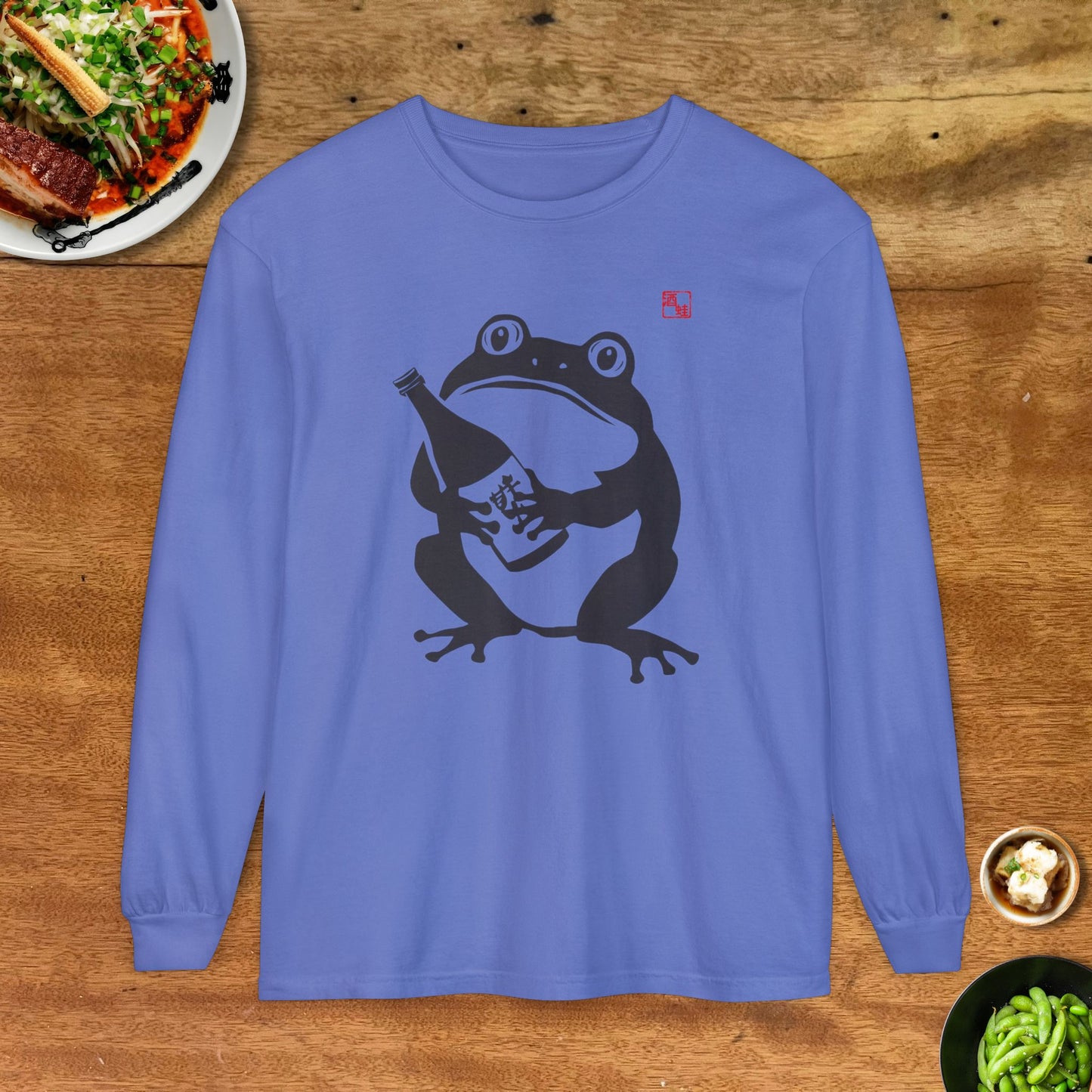 Sake Frog Soft Long Sleeve T-Shirt