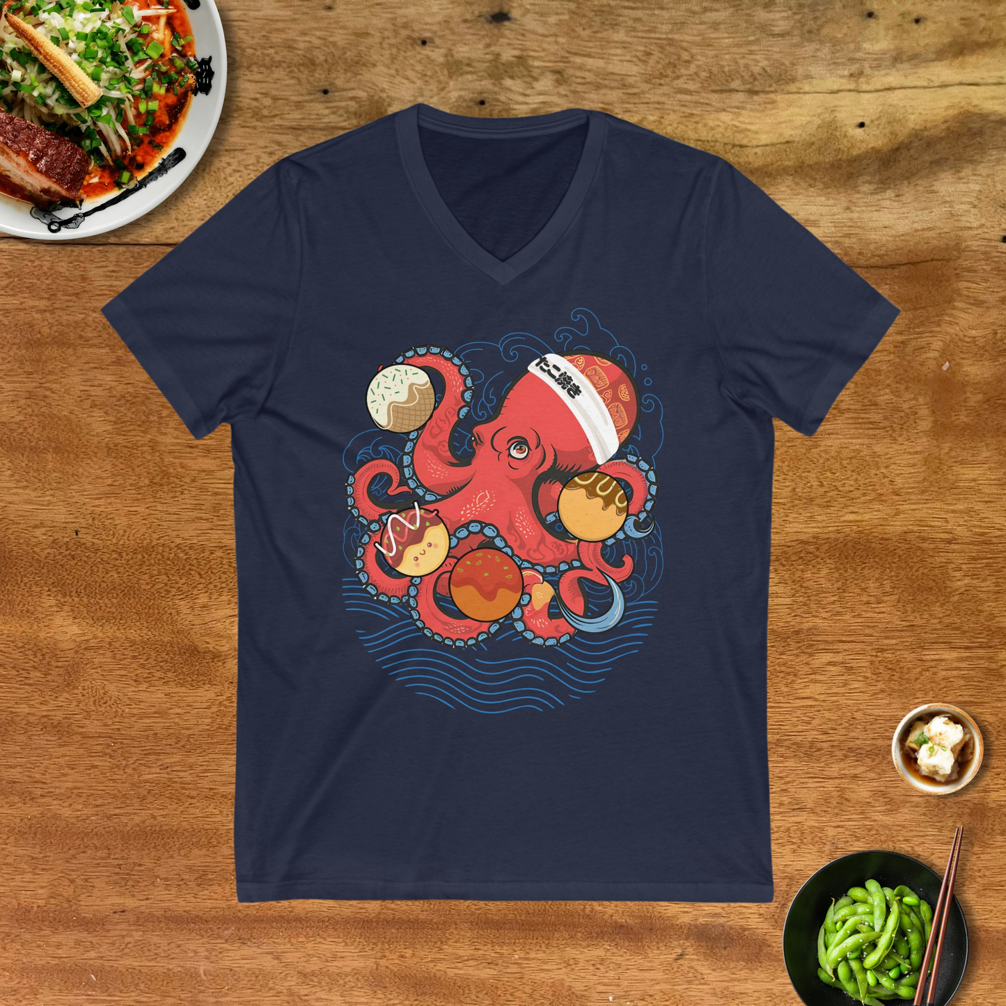 Takoyaki V-Neck T-Shirt