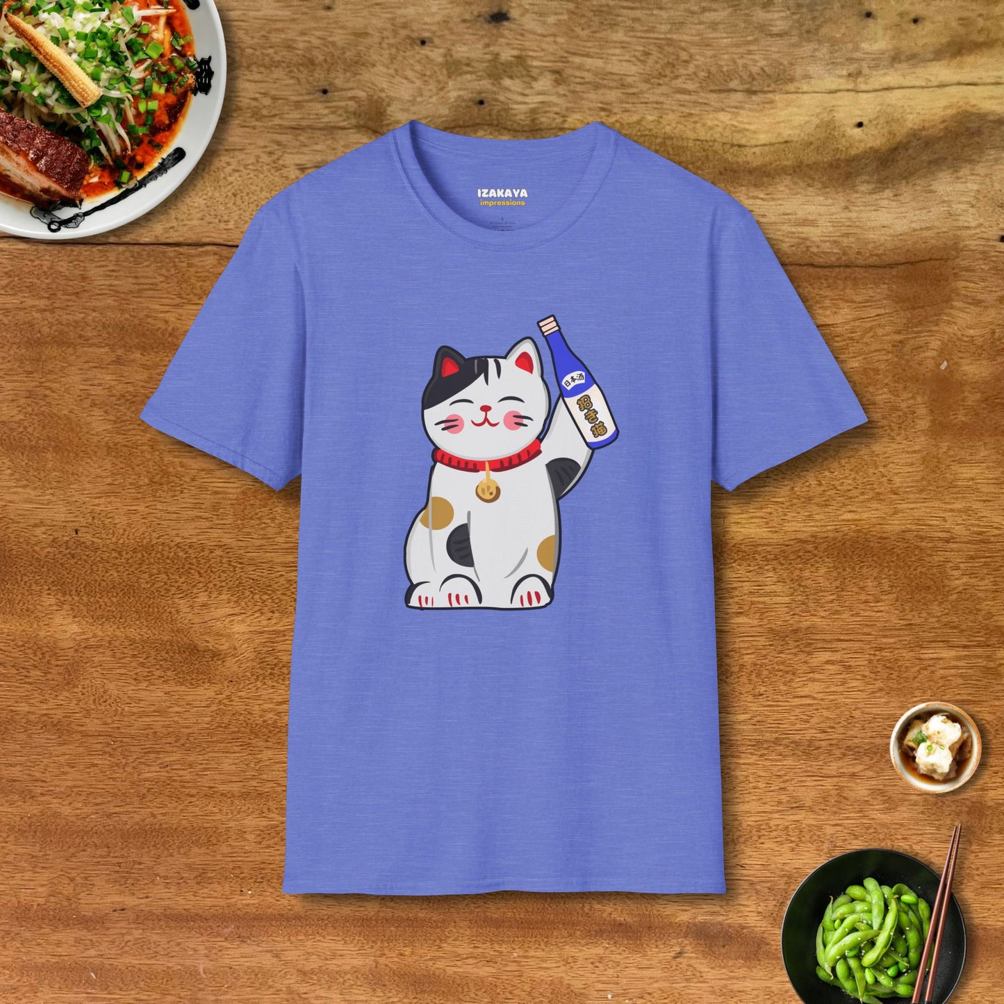 Lucky Sake Cat T-Shirt