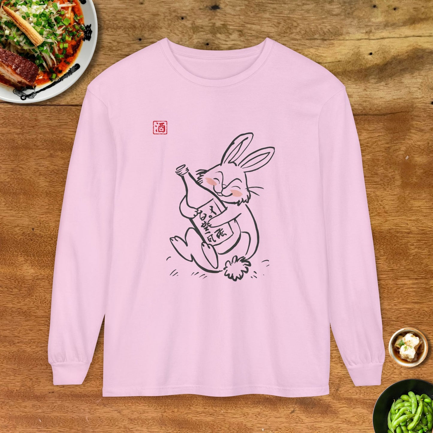 Sake Rabbit Soft Long Sleeve T-Shirt