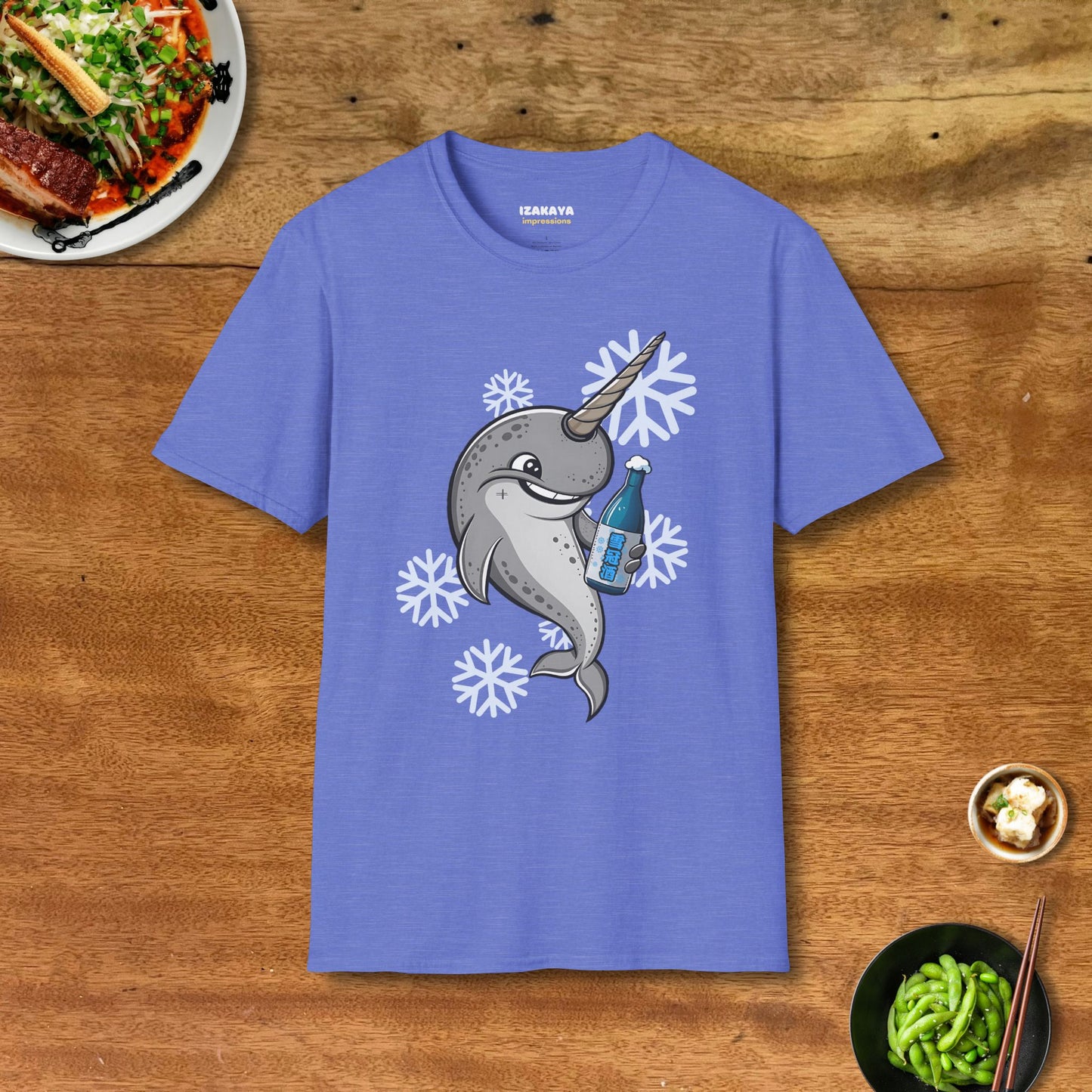 Narwhal Snowcap Sake T-Shirt