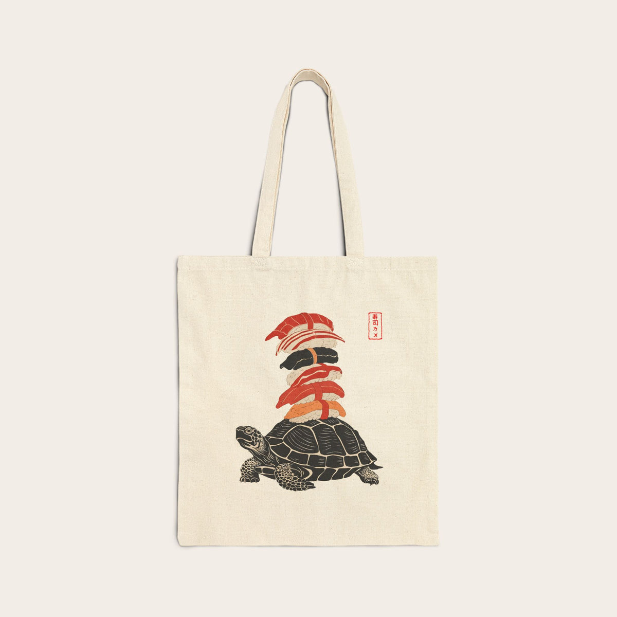 Sushi Stack Turtle Tote Bag