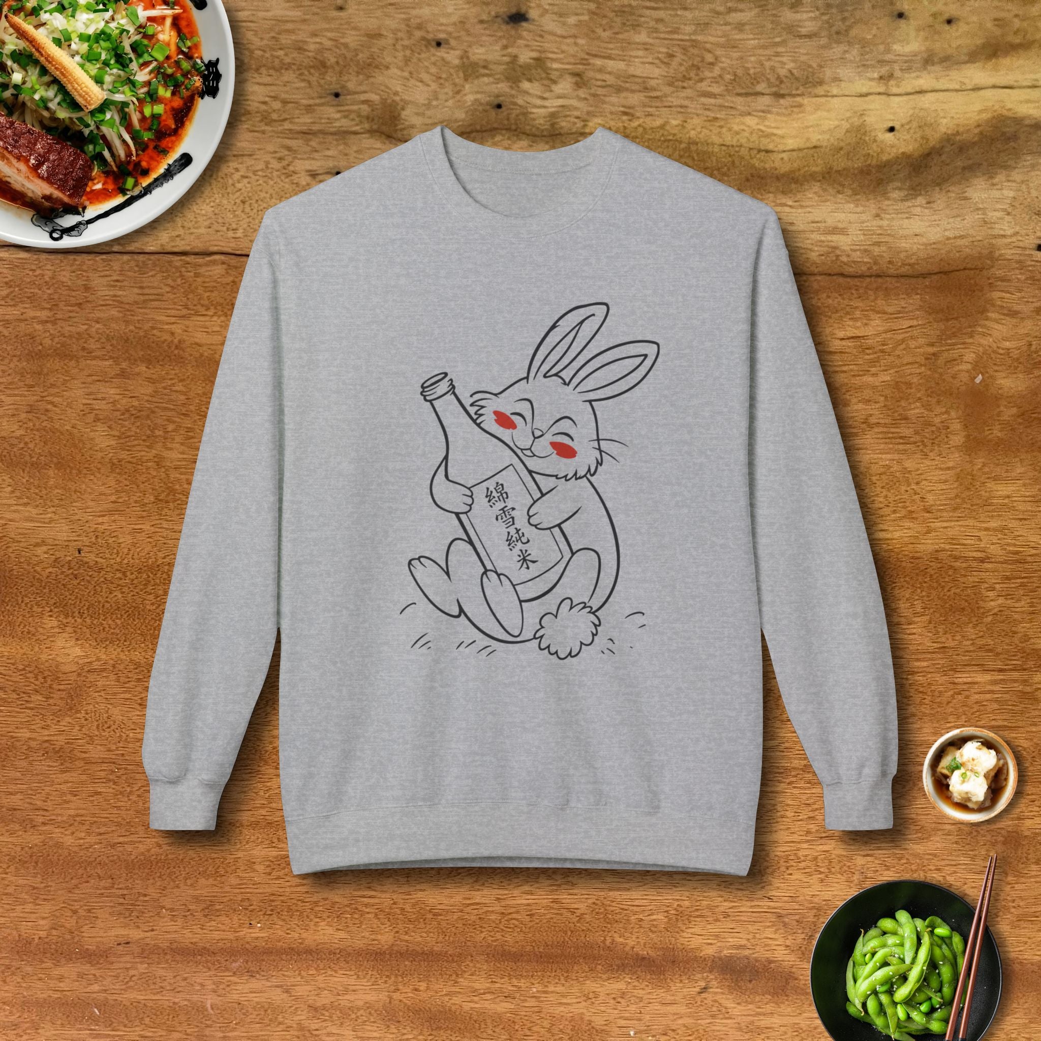 Happy Rabbit Sake Sweatshirt