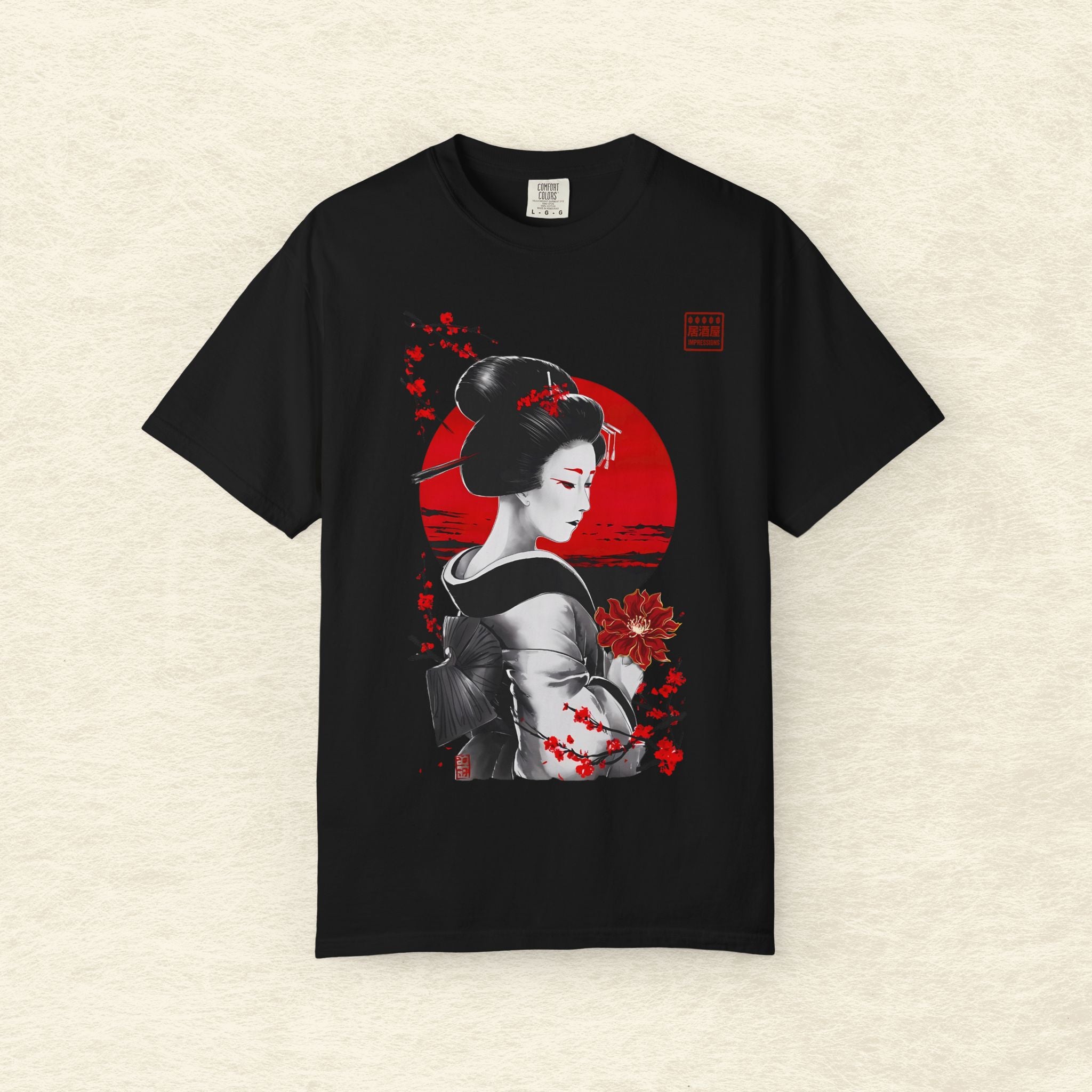 Geisha in Bloom LP T-Shirt