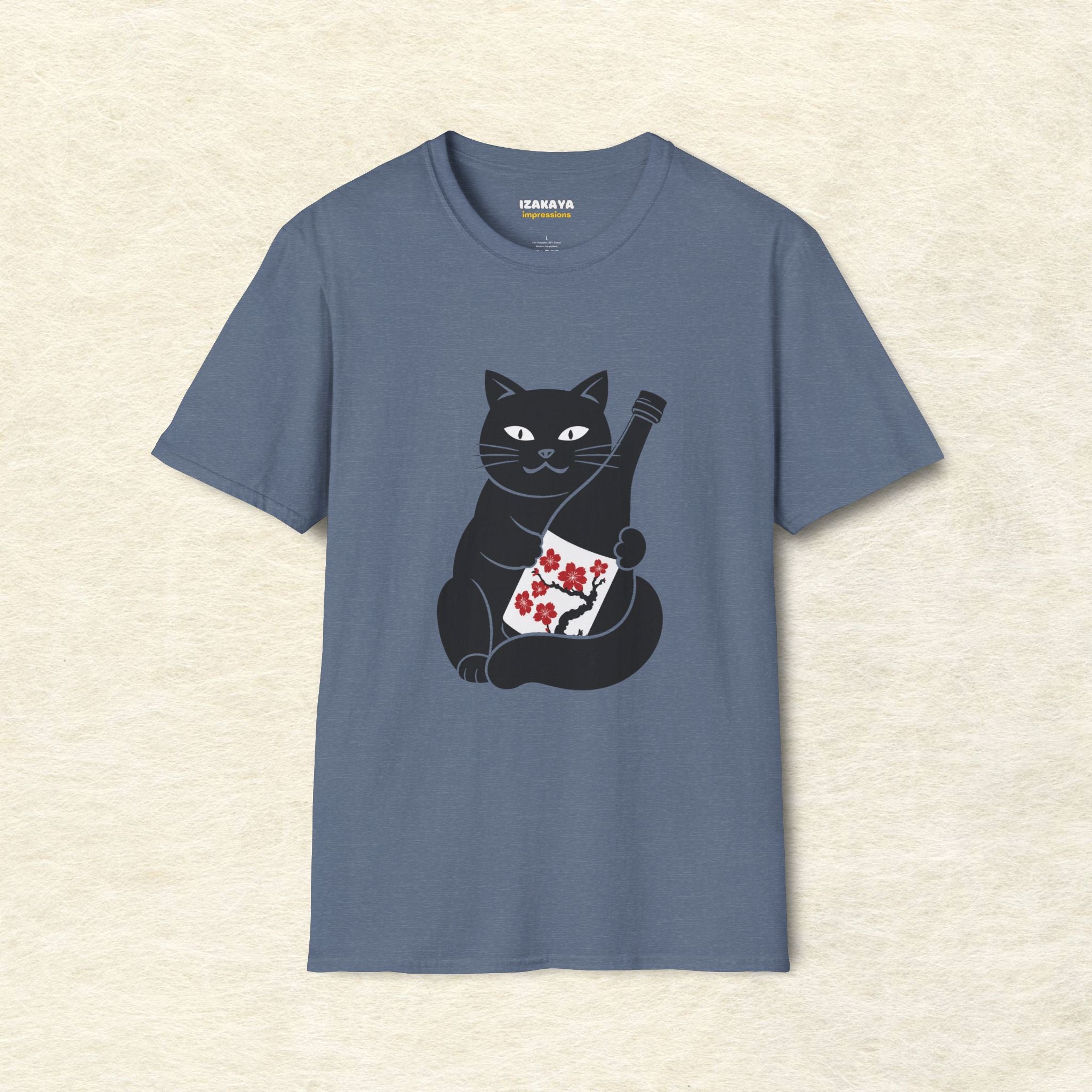 Sakura Sake Cat T-Shirt