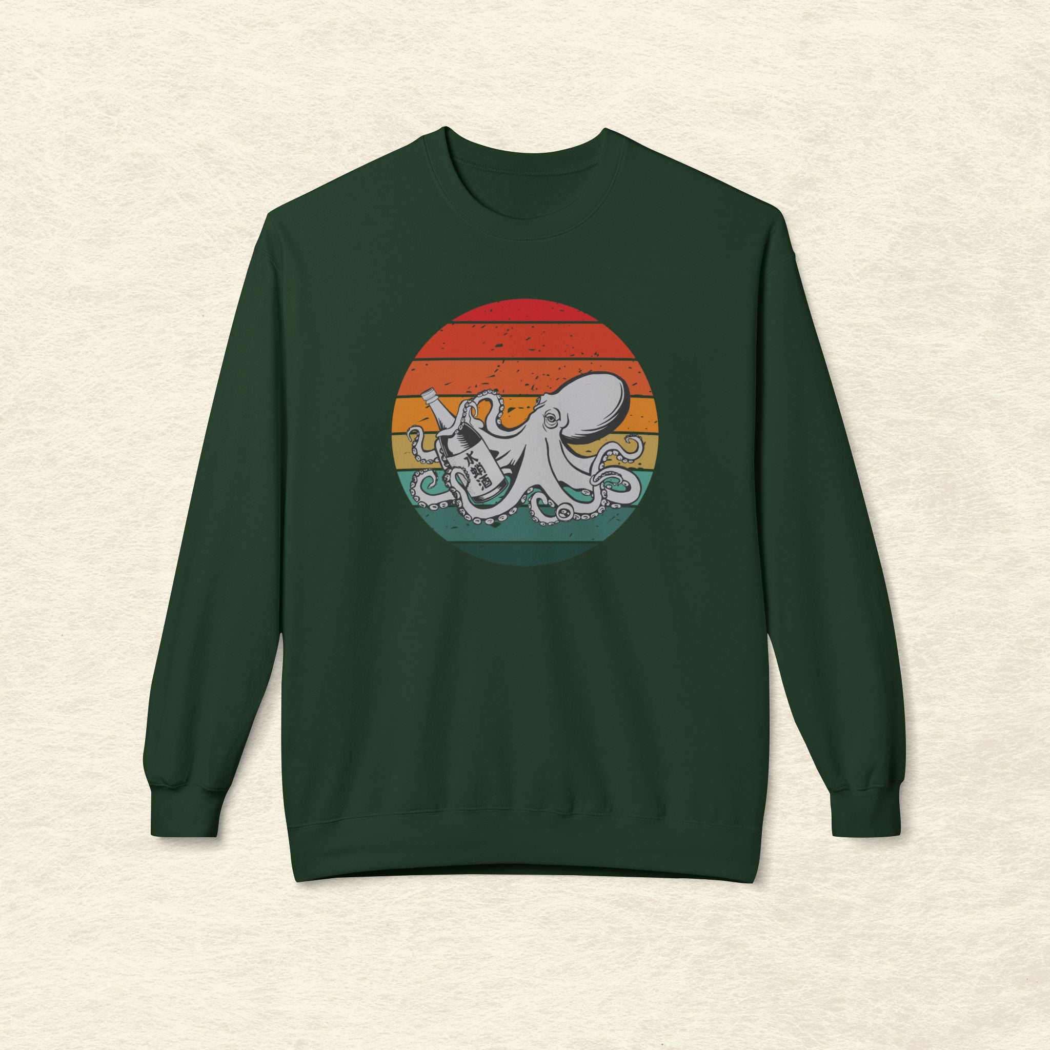 Sake Octopus Sunset Sweatshirt