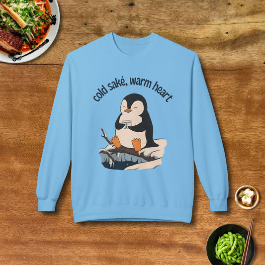 Cold Sake Penguin Sweatshirt