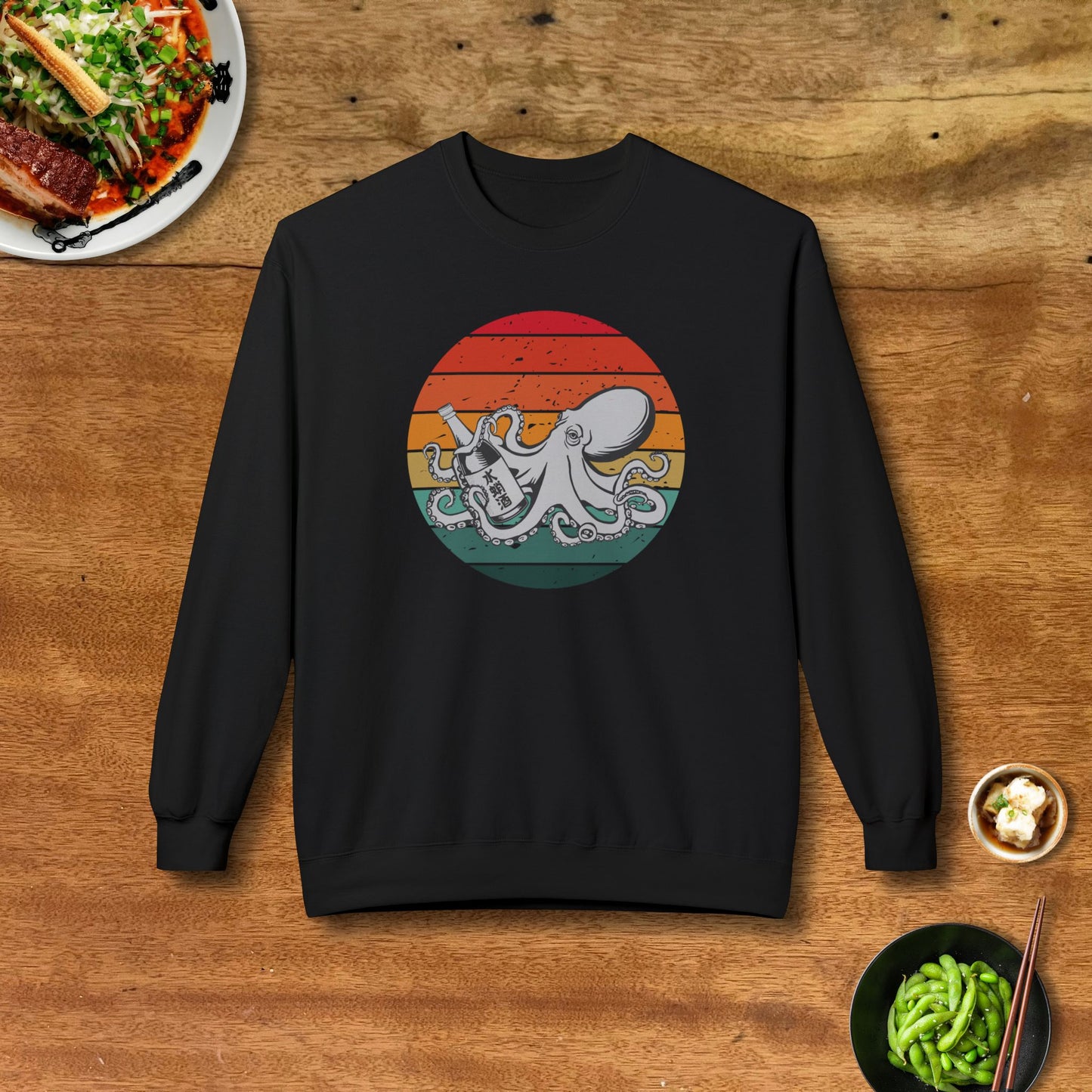 Sake Octopus Sunset Sweatshirt