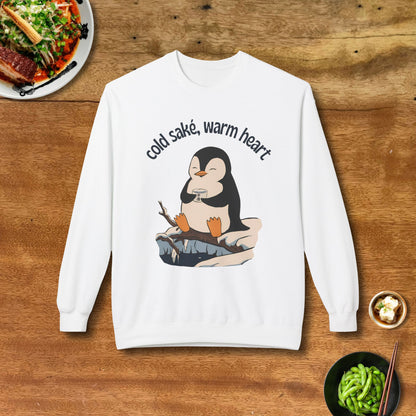 Cold Sake Penguin Sweatshirt