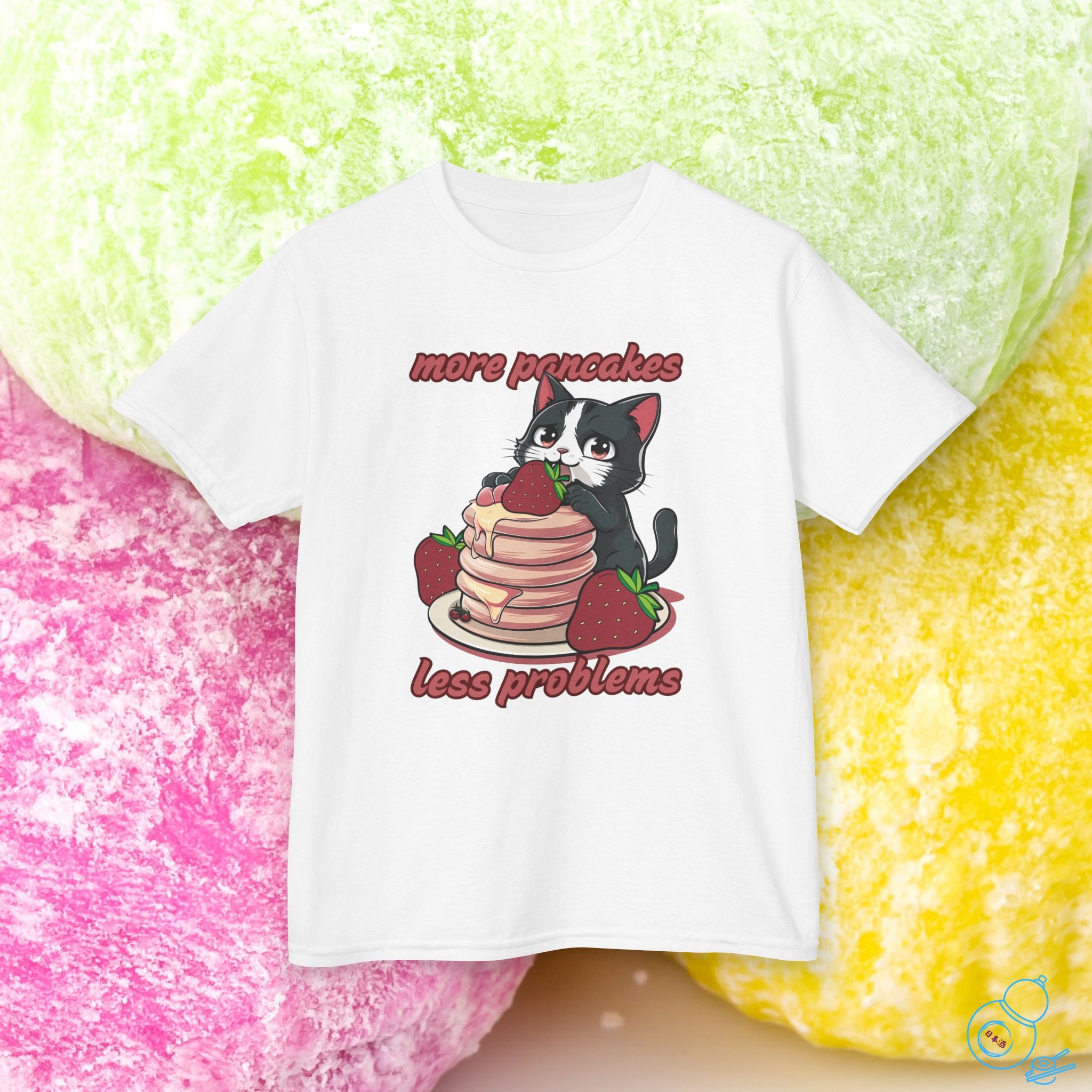 Pancakes Cat Kids T-Shirt
