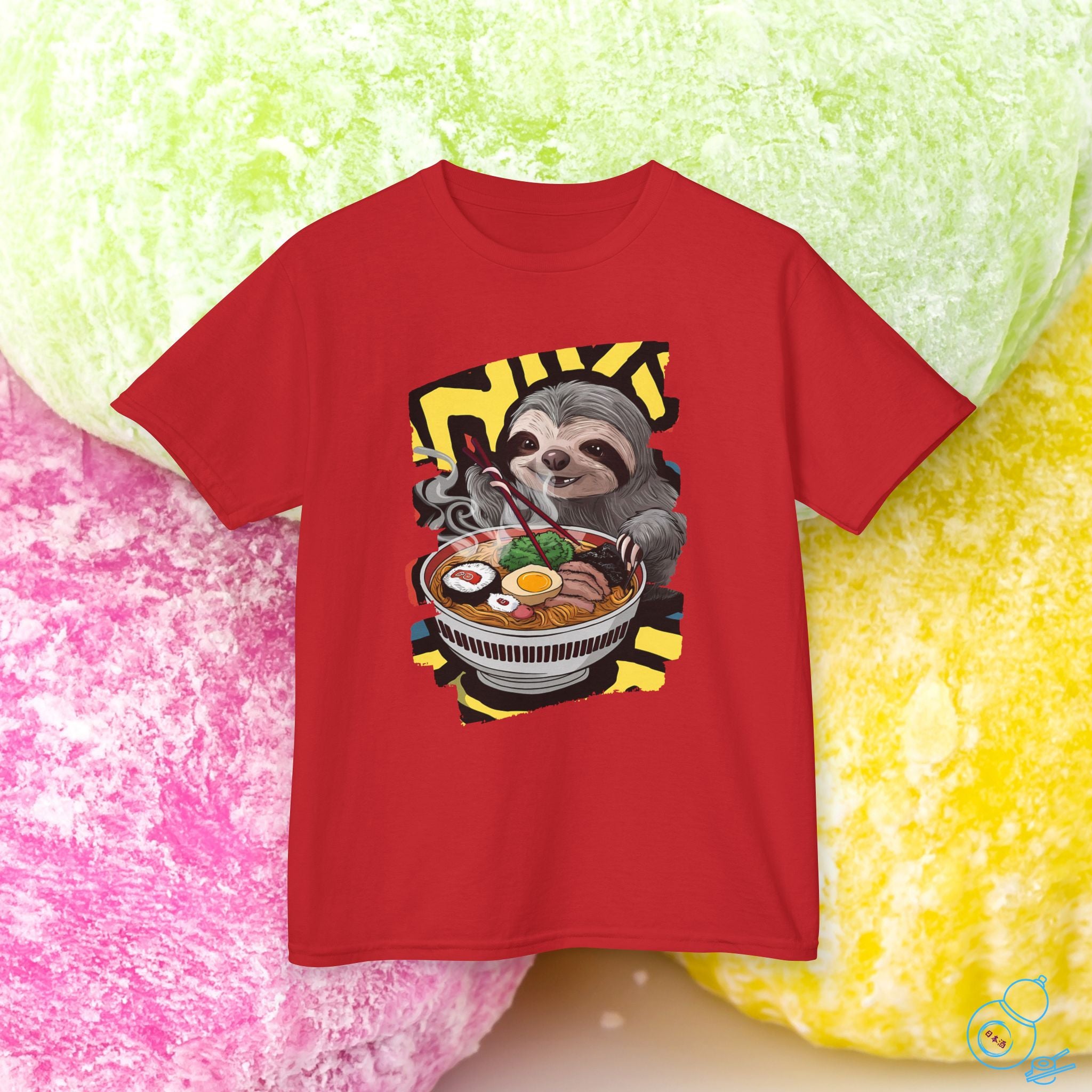 Ramen Sloth Kids T-Shirt