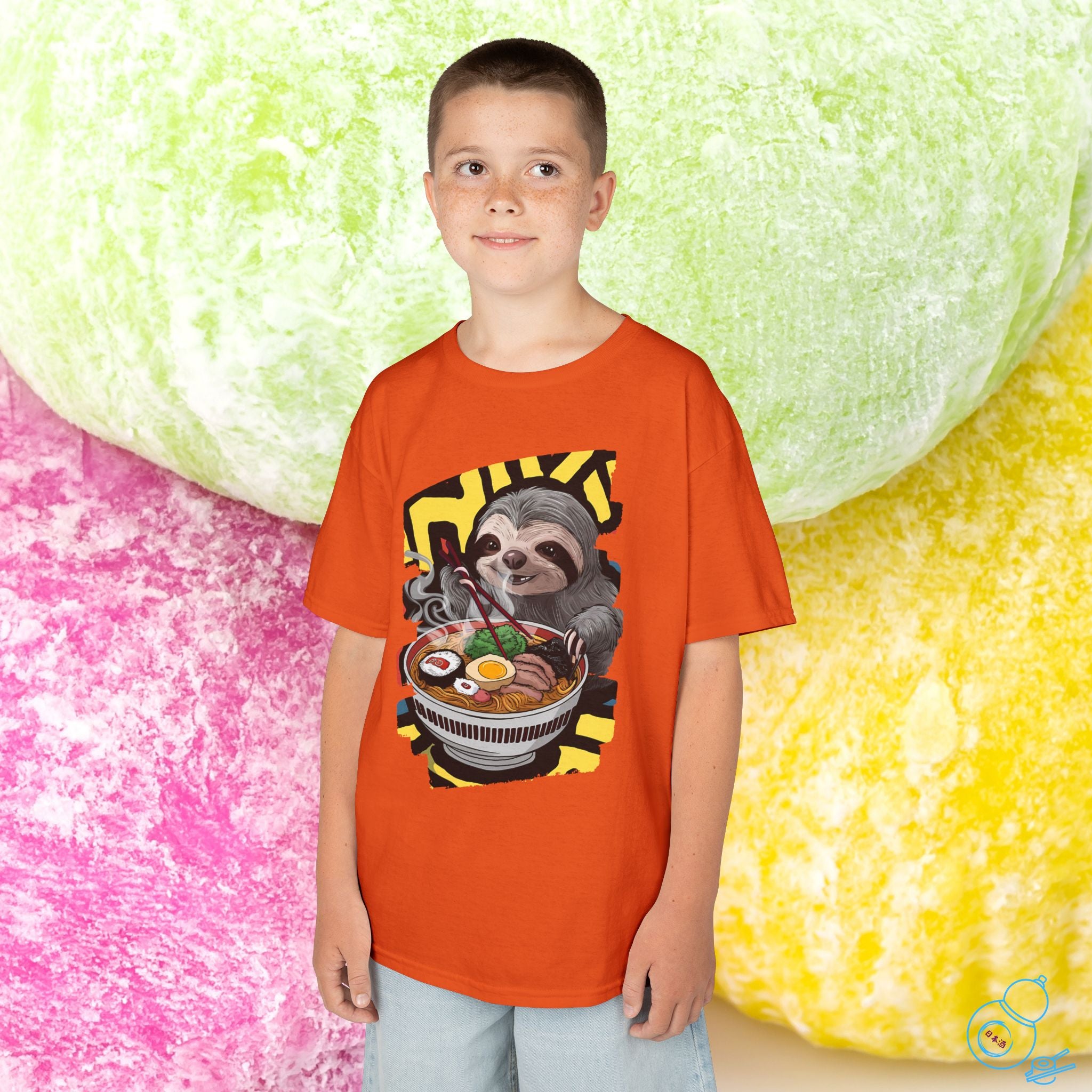 Ramen Sloth Kids T-Shirt