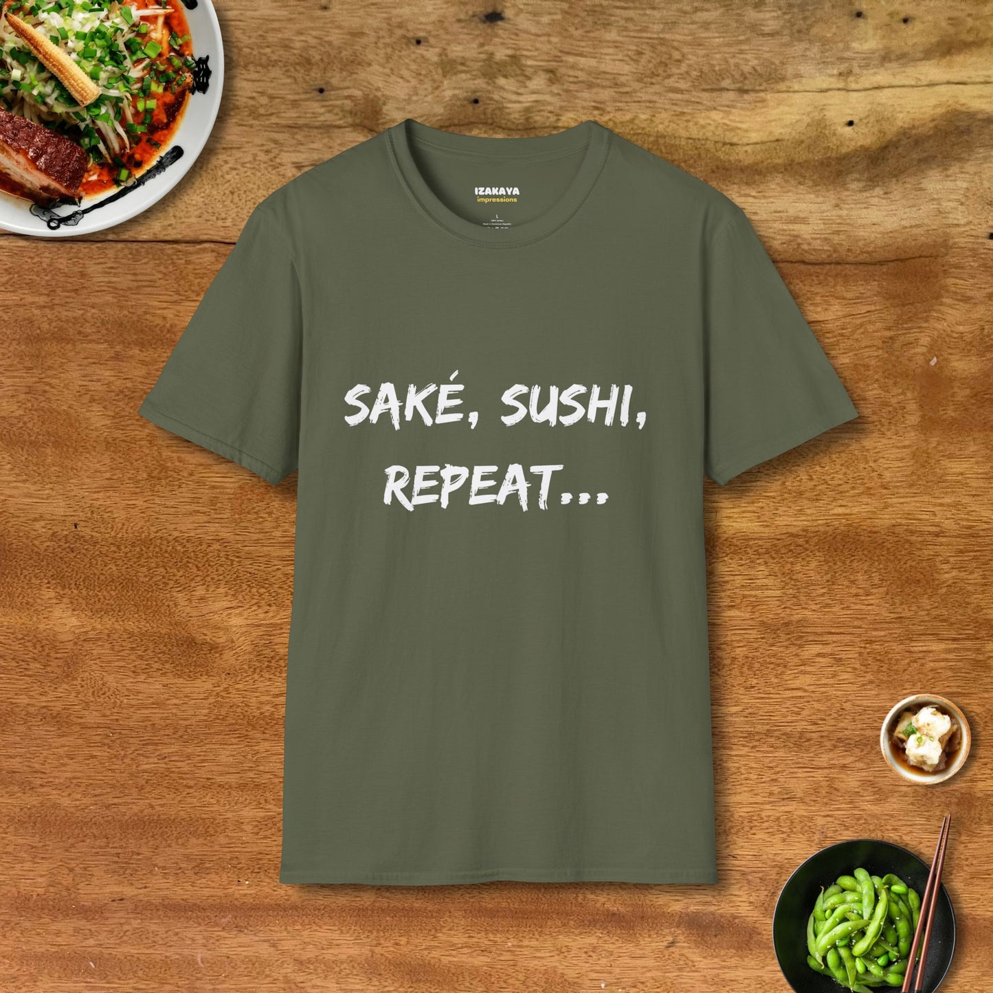 Saké, Sushi, Repeat T-Shirt