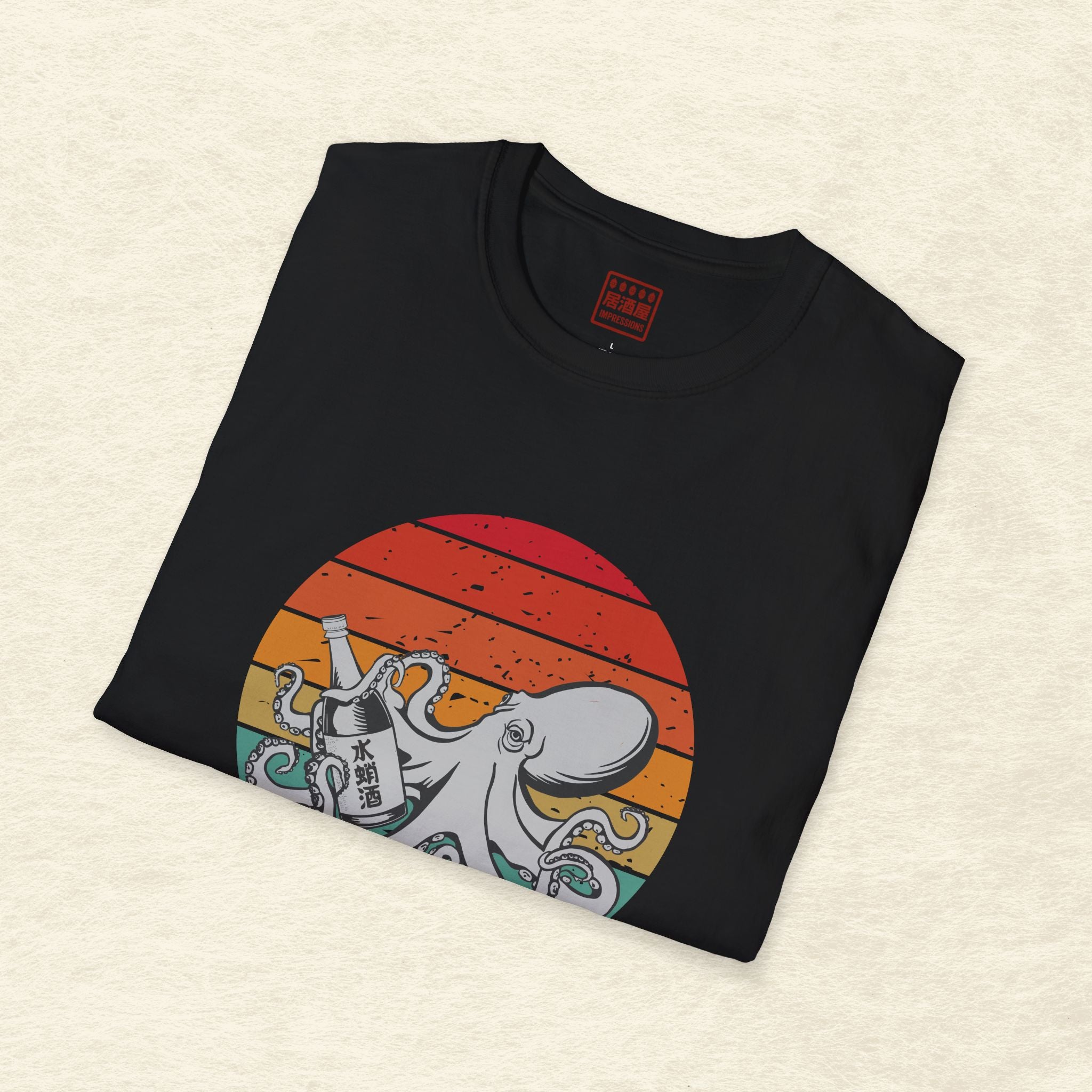 Sake Octopus Sunset T-Shirt