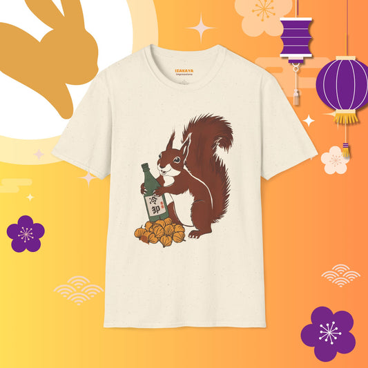 Squirrel Sake Stash T-Shirt