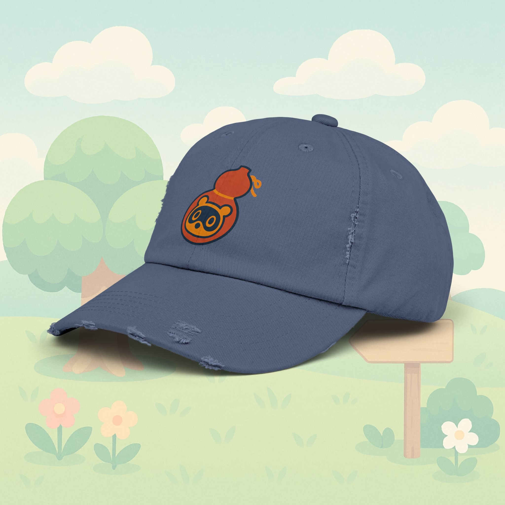 The Lucky Gourd Distressed Cap