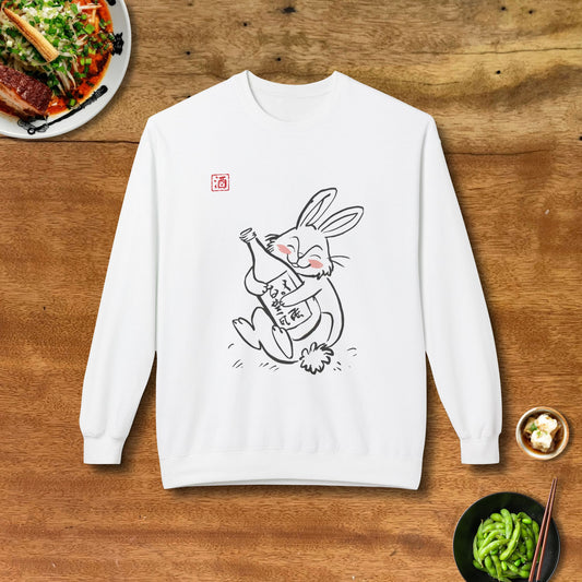 Happy Rabbit Sake Sweatshirt