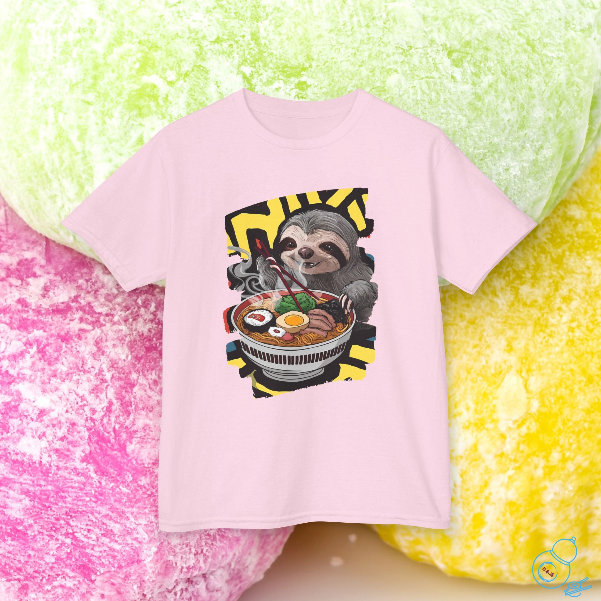 Ramen Sloth Kids T-Shirt