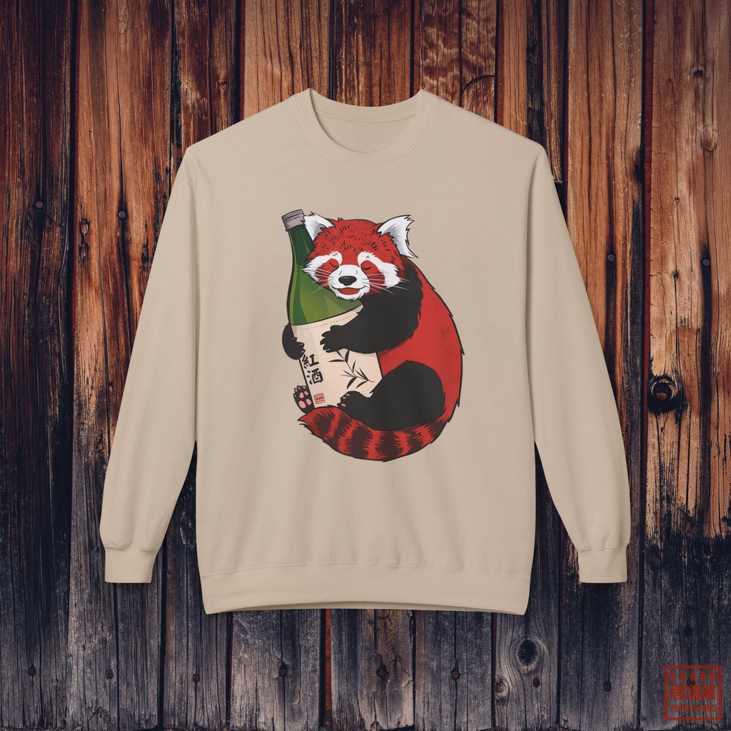 Sake Loving Red Panda Sweatshirt