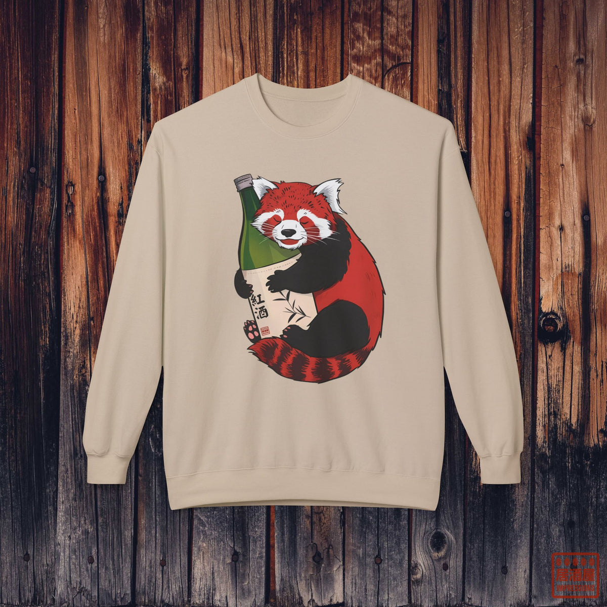 Sake Loving Red Panda Sweatshirt