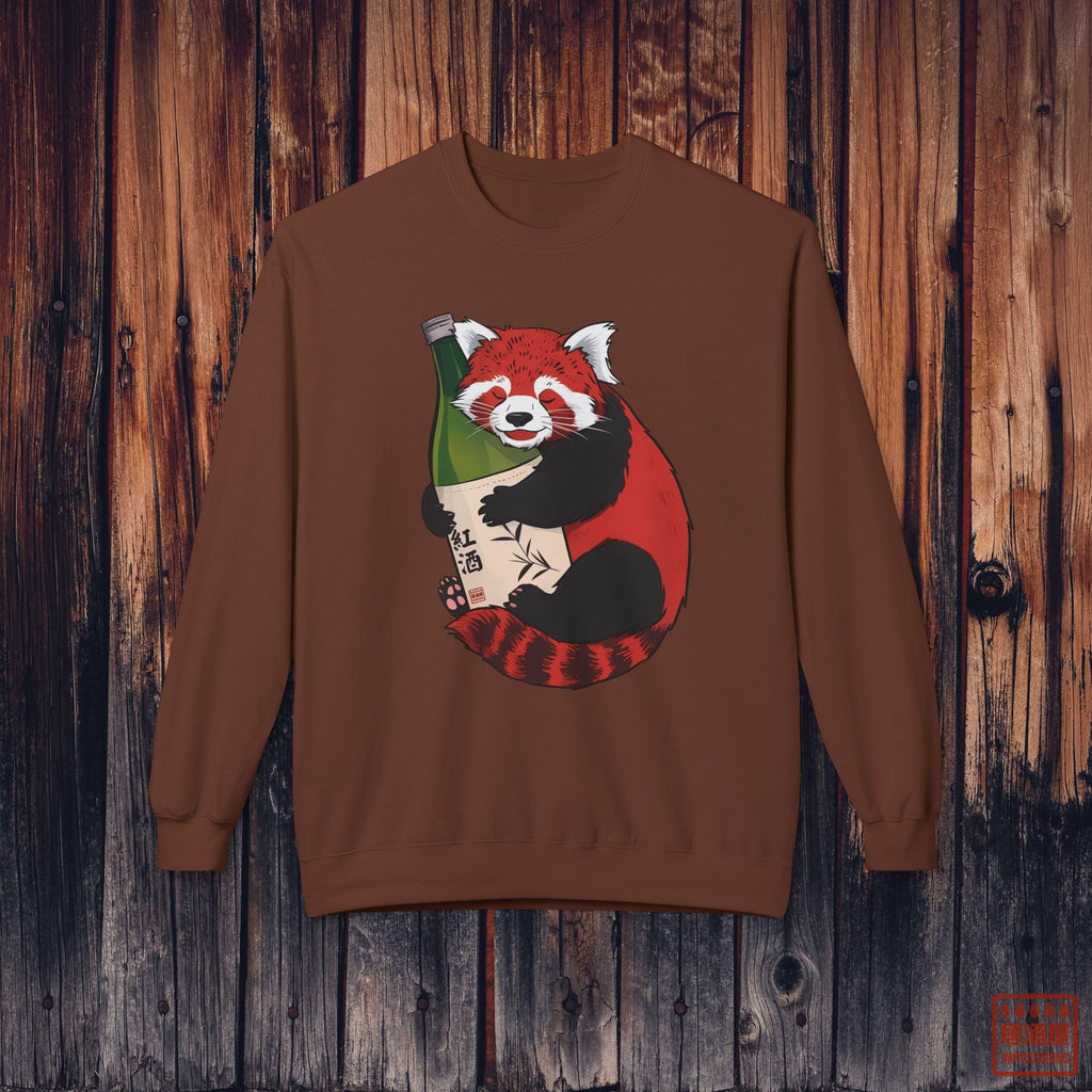 Sake Loving Red Panda Sweatshirt