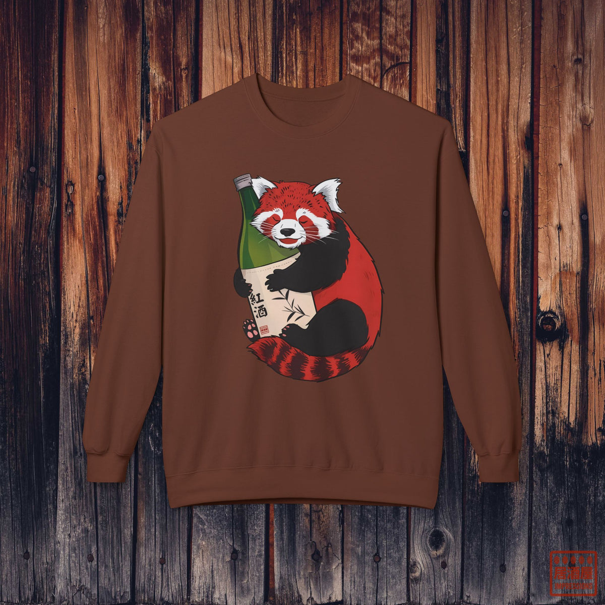 Sake Loving Red Panda Sweatshirt