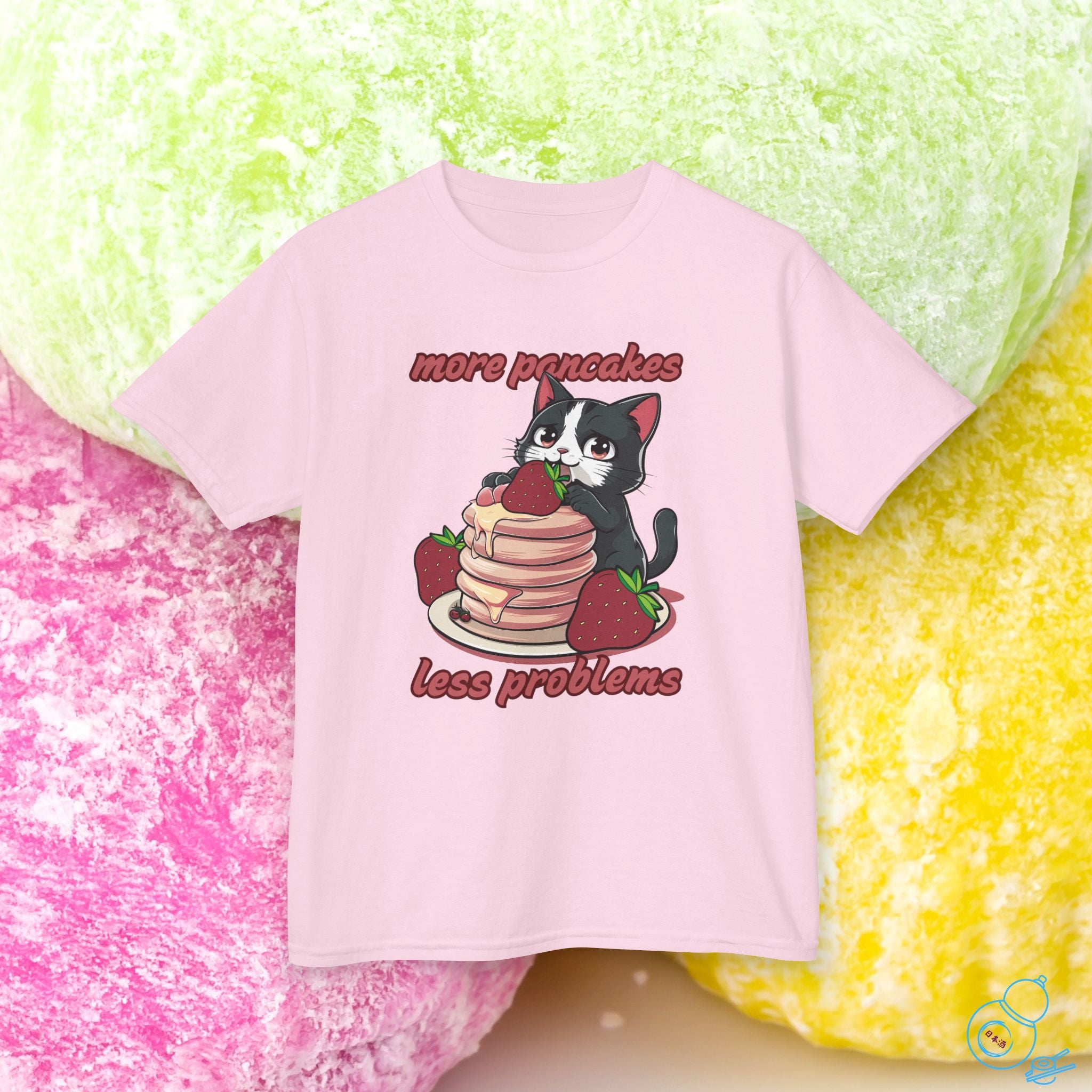 Pancakes Cat Kids T-Shirt