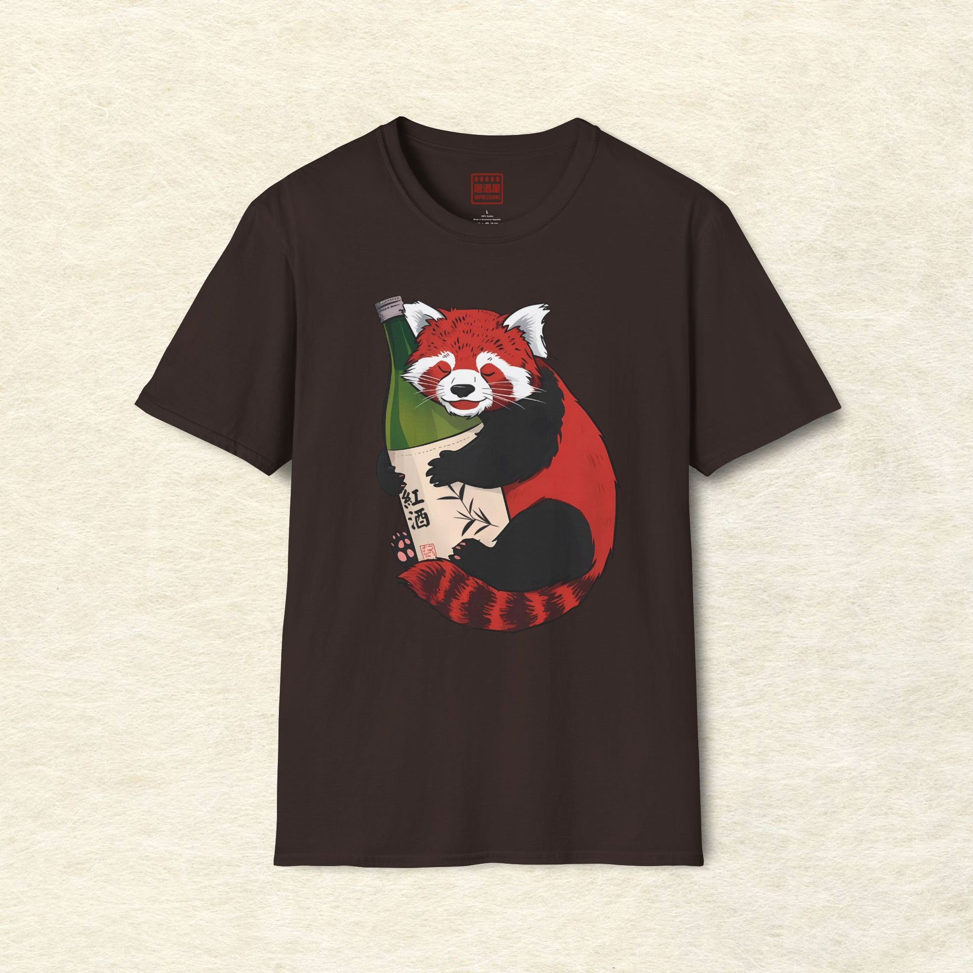 Sake Loving Red Panda T-Shirt