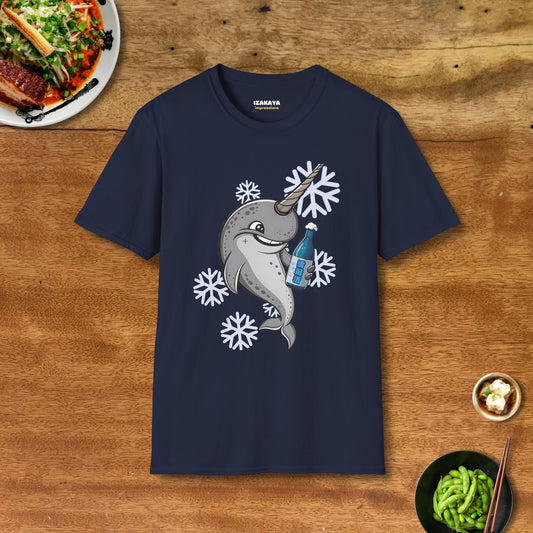 Narwhal Snowcap Sake T-Shirt