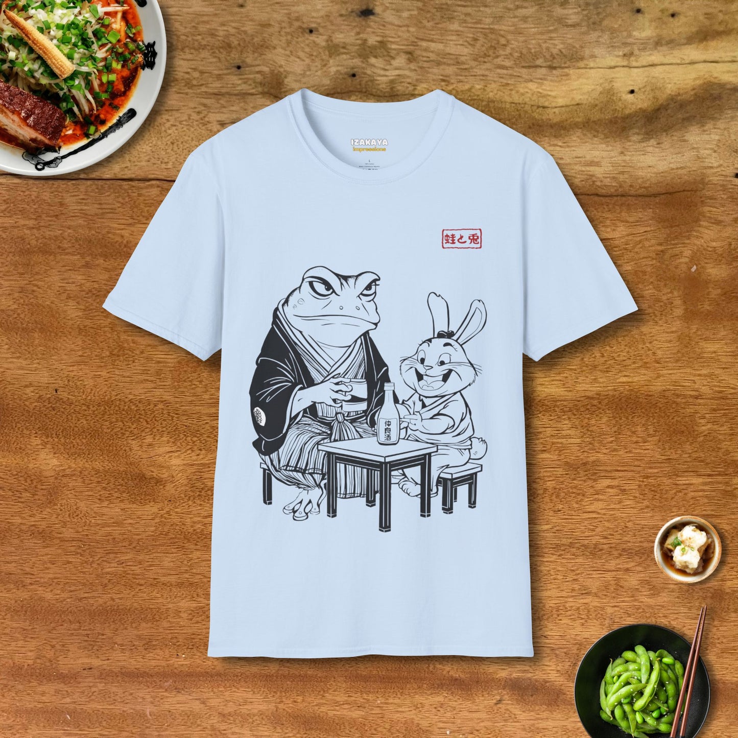 Sake Frog & Rabbit T-Shirt