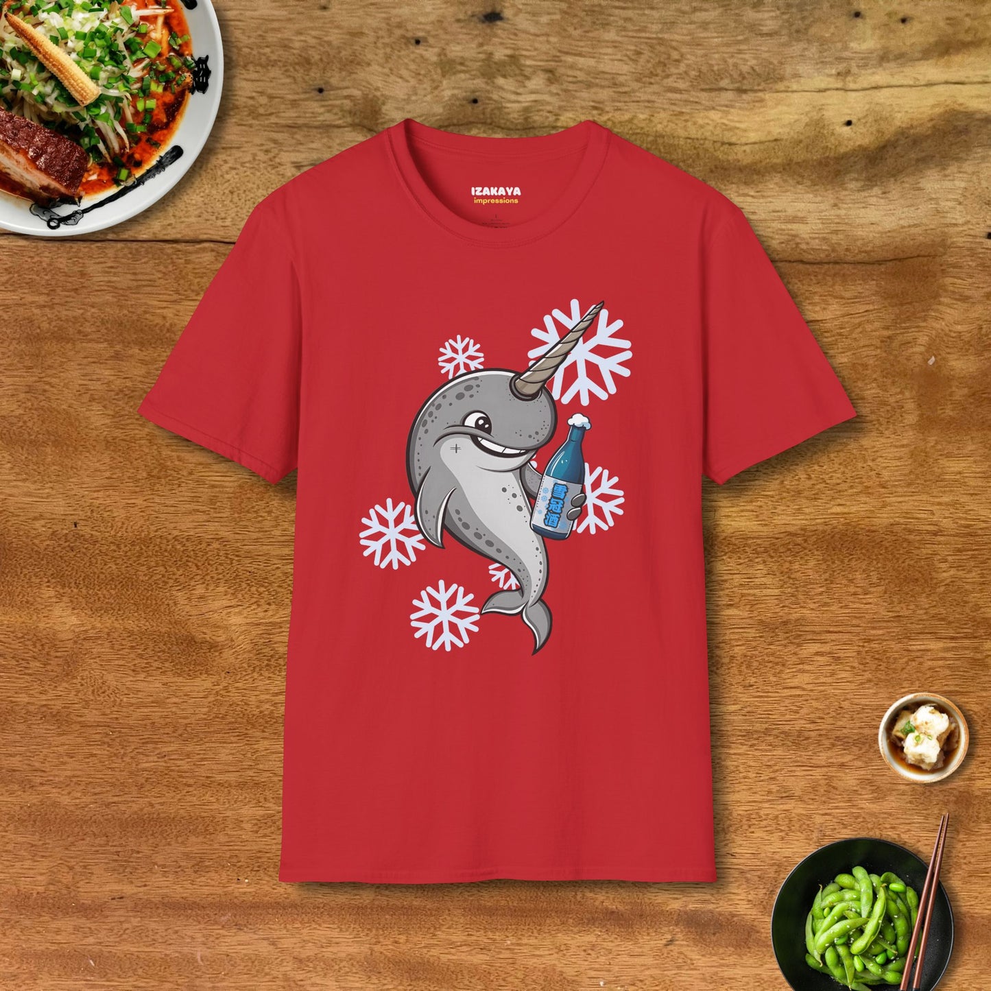 Narwhal Snowcap Sake T-Shirt