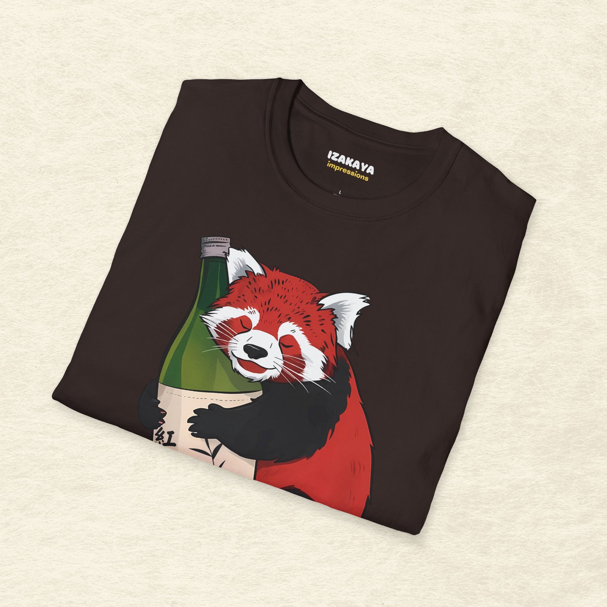 Sake Loving Red Panda T-Shirt