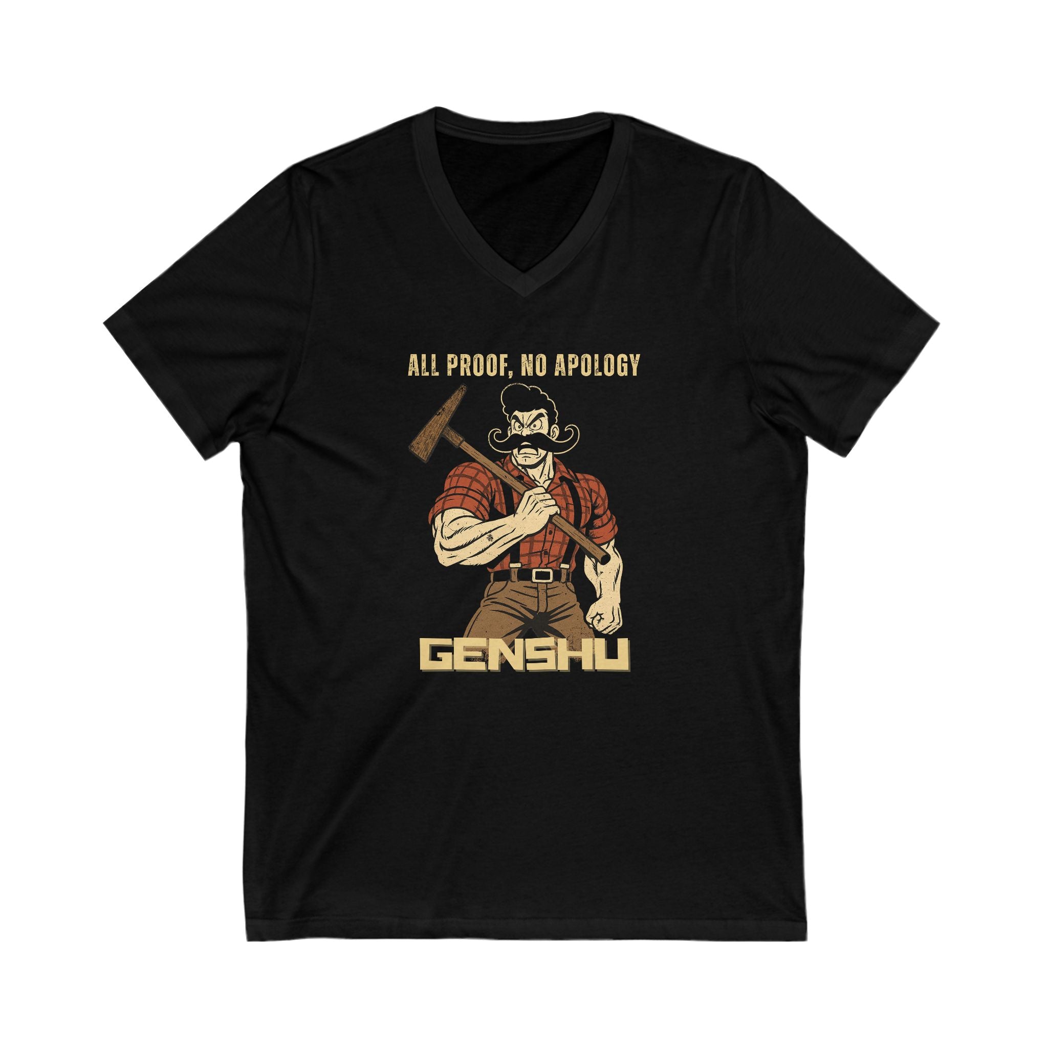 Genshu Strong V-Neck T-Shirt