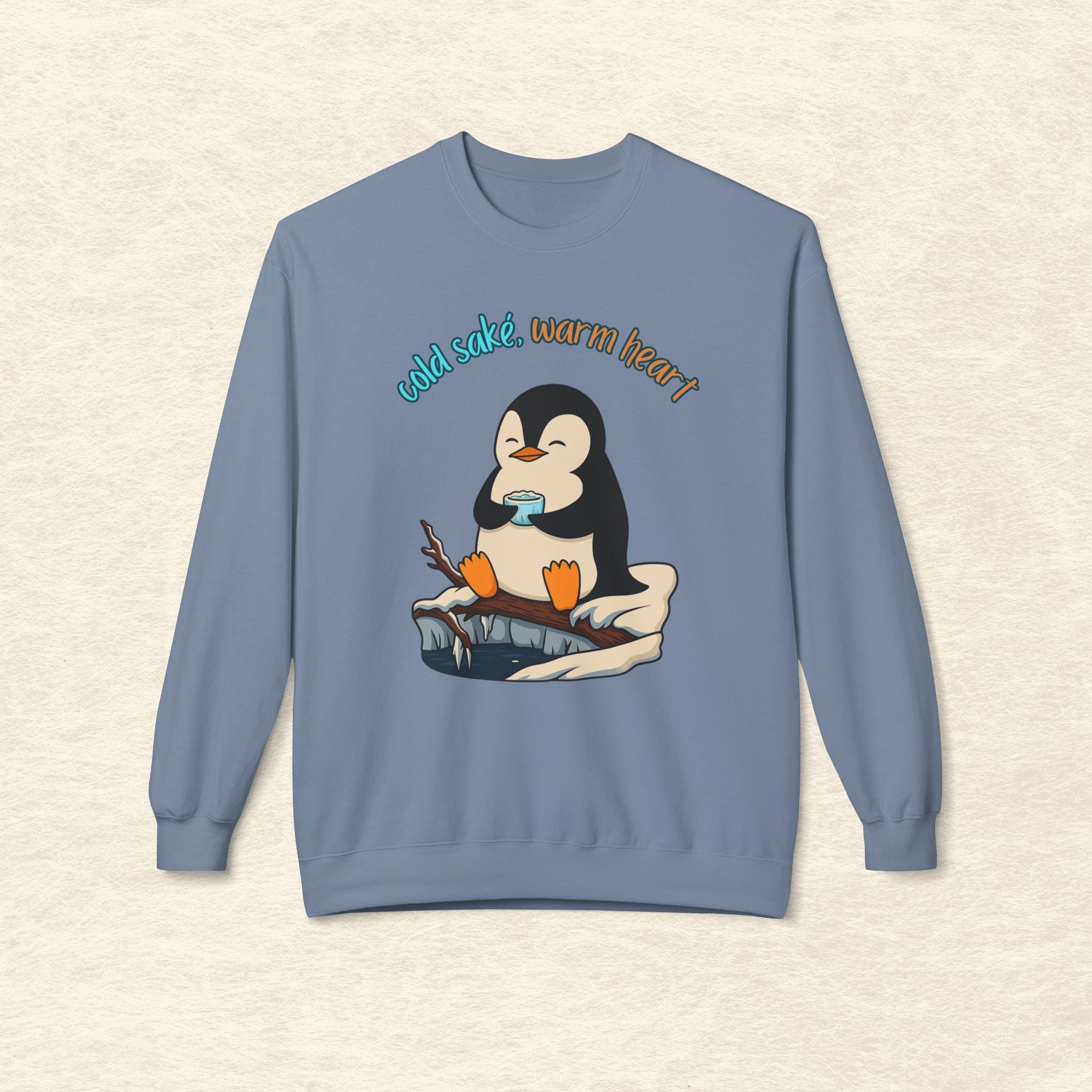 Cold Sake Penguin Sweatshirt