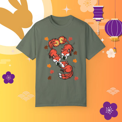 Premium Fire Fox Onigiri T-Shirt (FALL EXCLUSIVE)