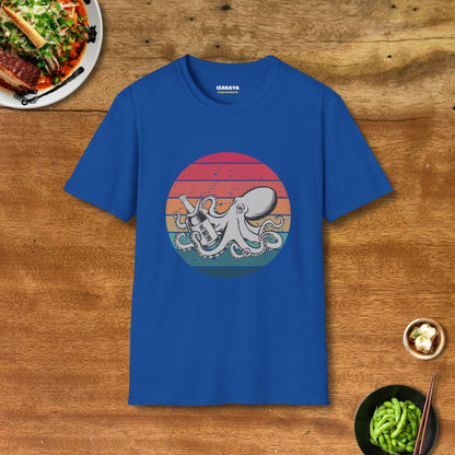 Sake Octopus Sunset T-Shirt