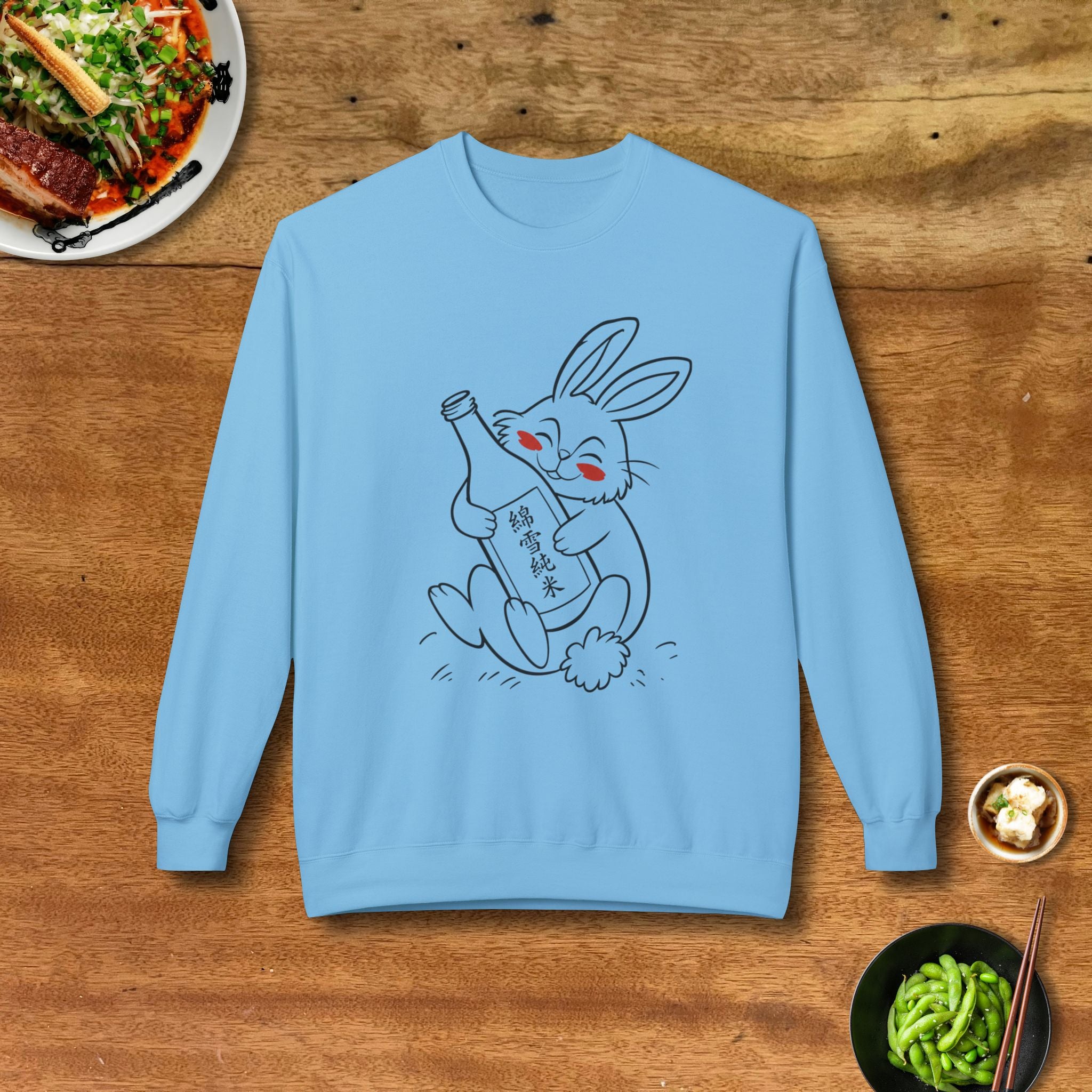Happy Rabbit Sake Sweatshirt