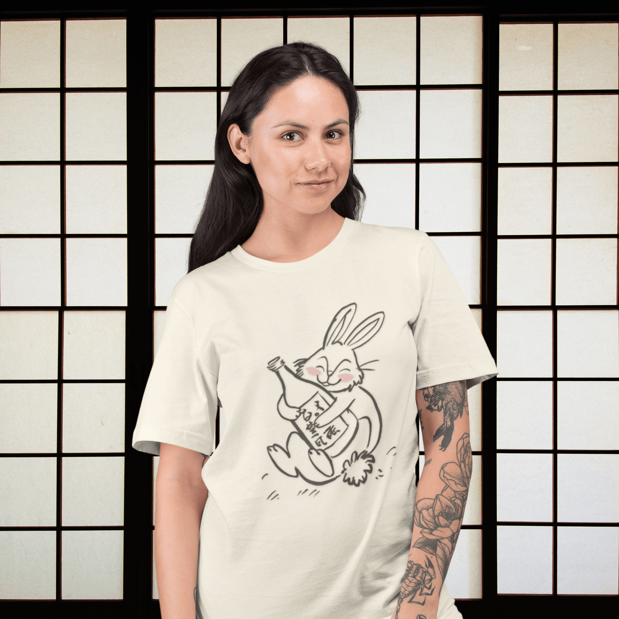 Happy Rabbit Sake T-Shirt