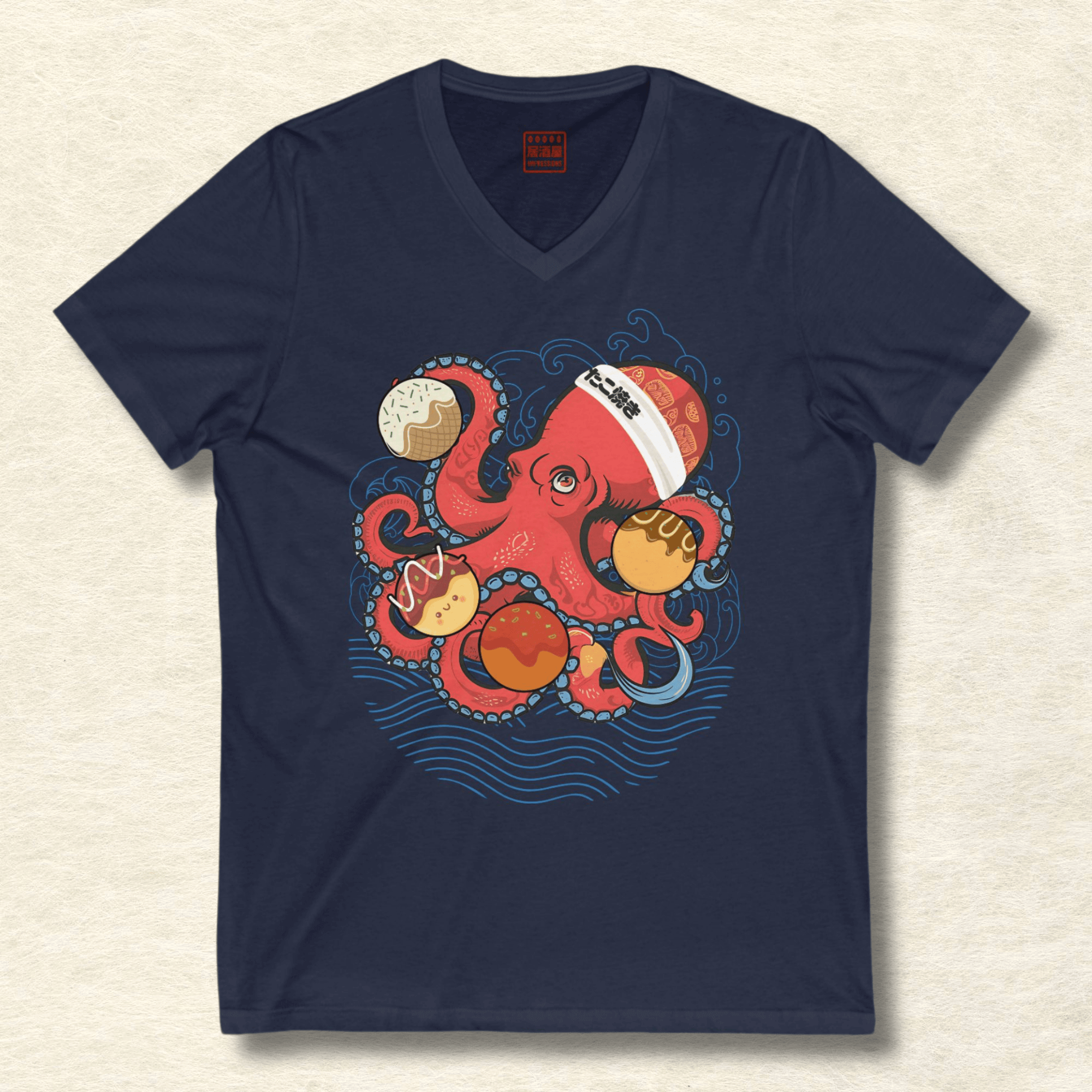 Takoyaki V-Neck T-Shirt