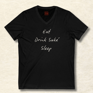 Eat, Drink Sake, Sleep V-Neck T-Shirt